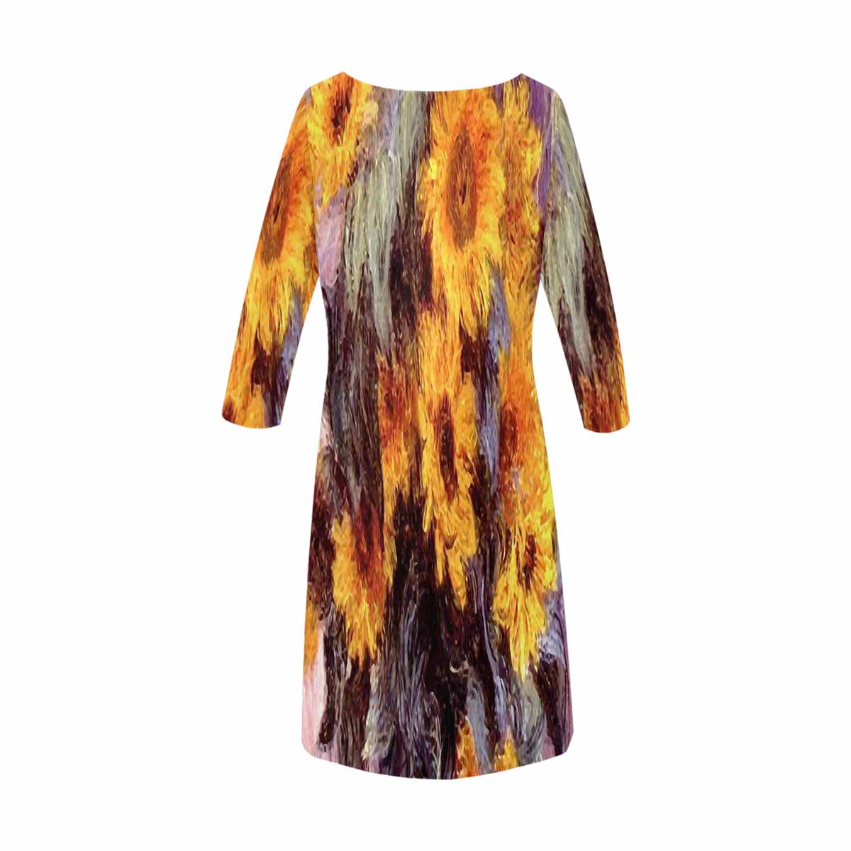 Vintage floral loose dress, model D29532 Design 49