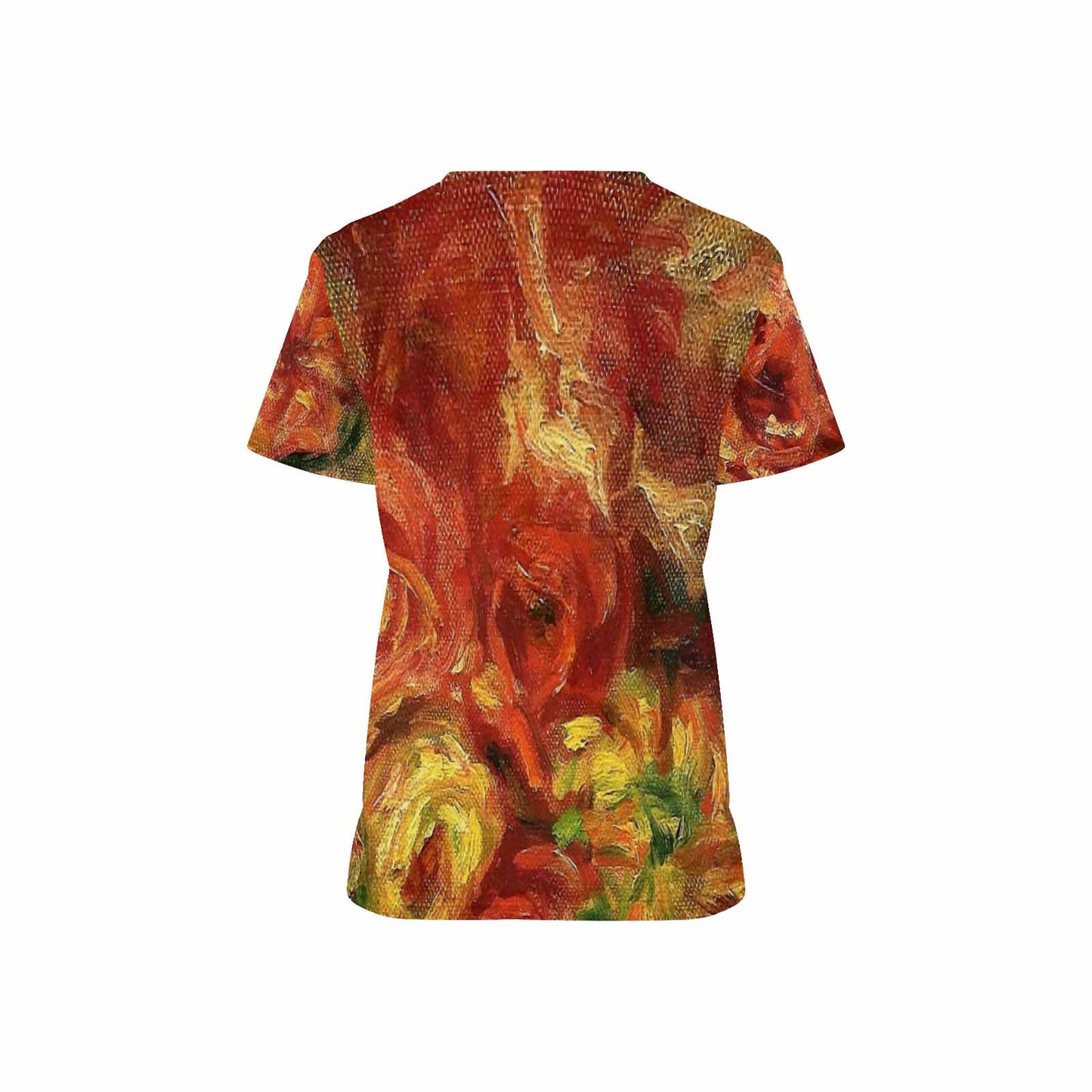 Vintage Floral professional scrubs, nurses scrub, unisex, Design 18