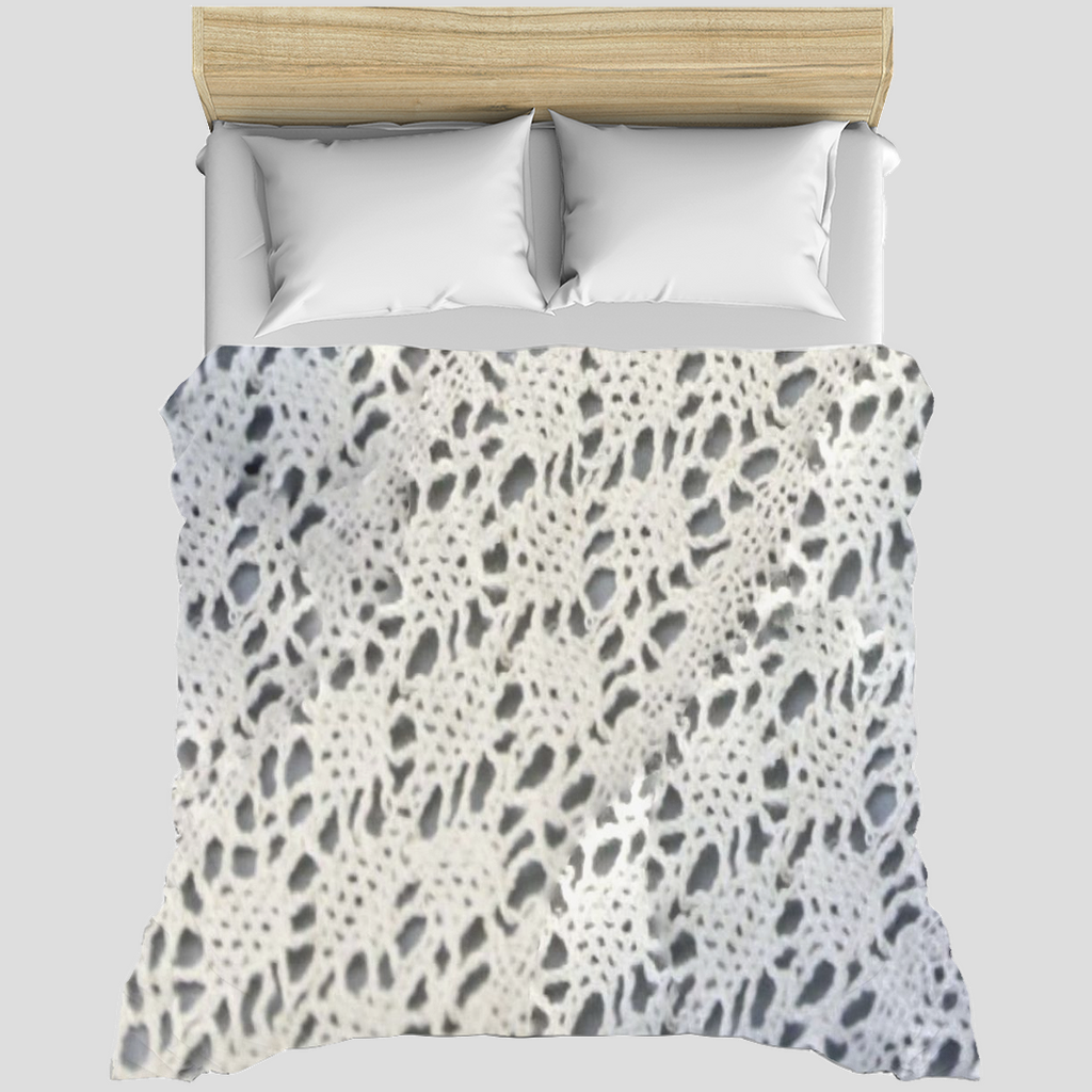 Victorian lace duvet cover, King, queen or twin, Design 12