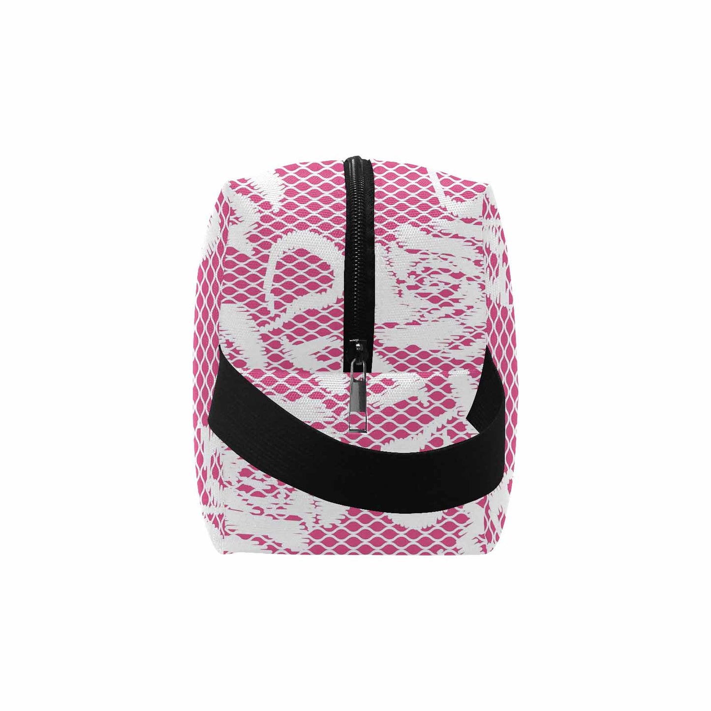 Victorian lace print toiletry comestic bag, design 17