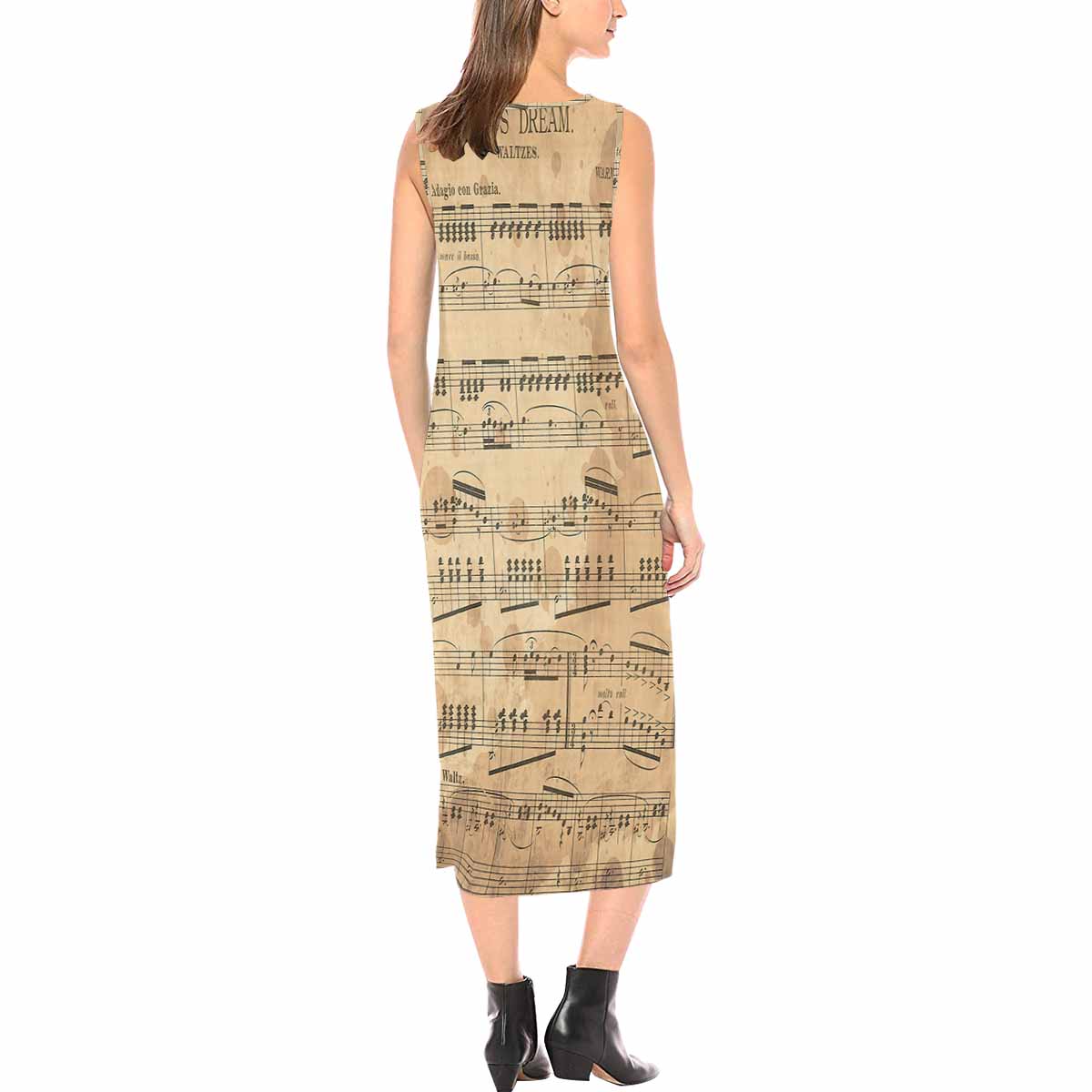 Antique General long chic dress, MODEL 09538, design 55