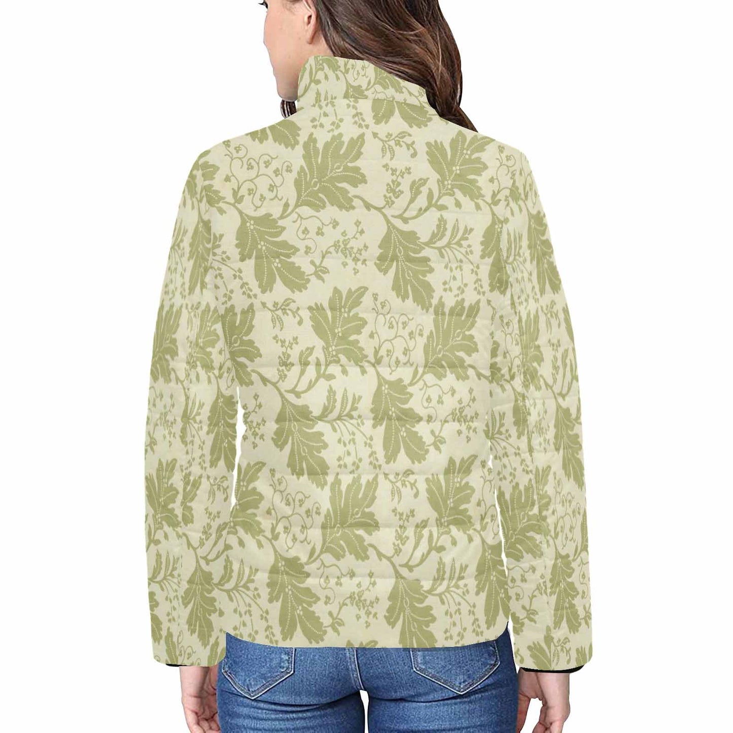 Antique general print quilted jacket, design 06