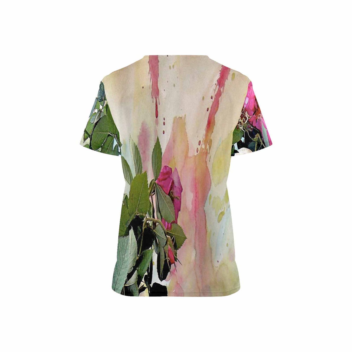 Vintage Floral professional scrubs, nurses scrub, unisex, Design 22