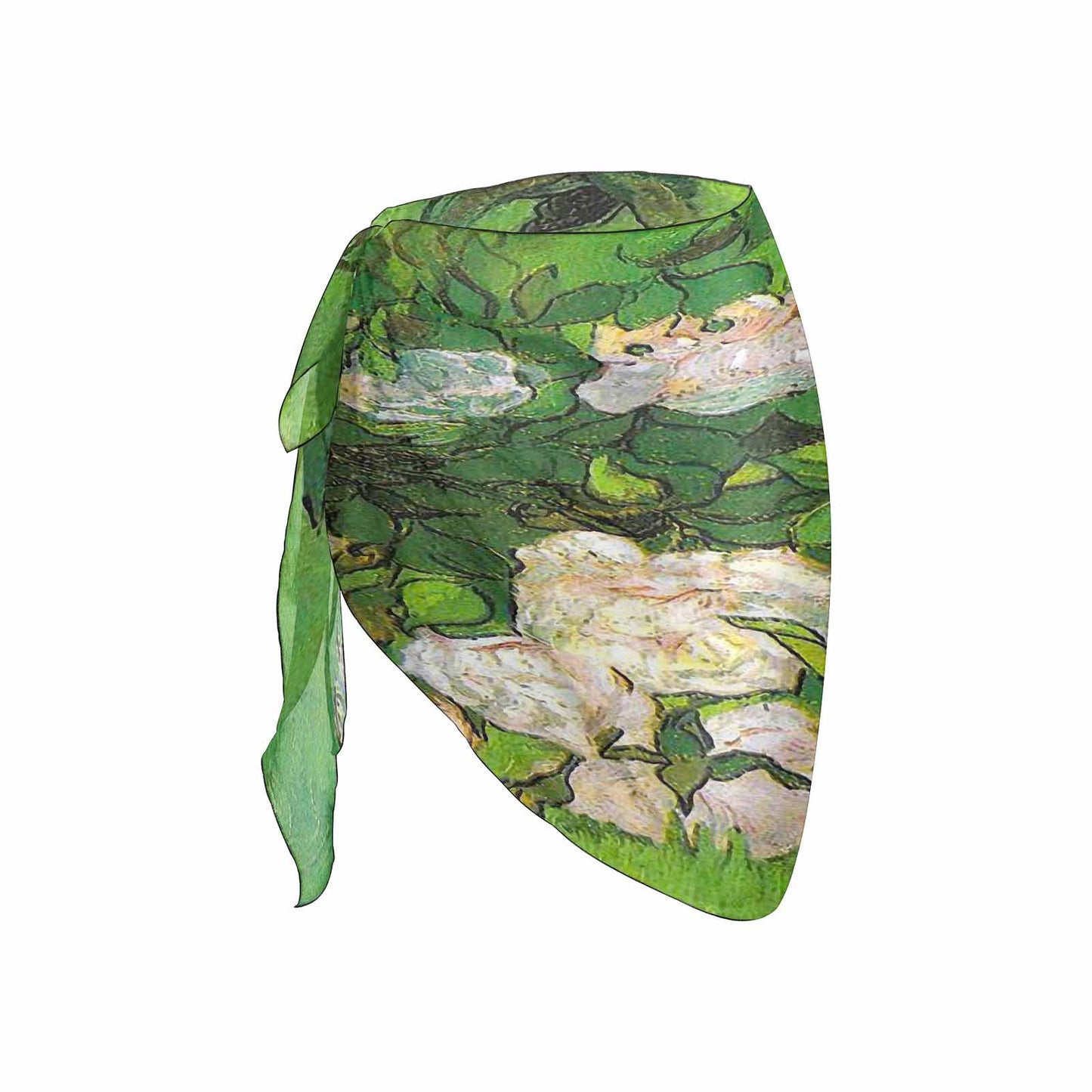 Vintage floral, beach sarong, beach coverup, swim wear, Design 06