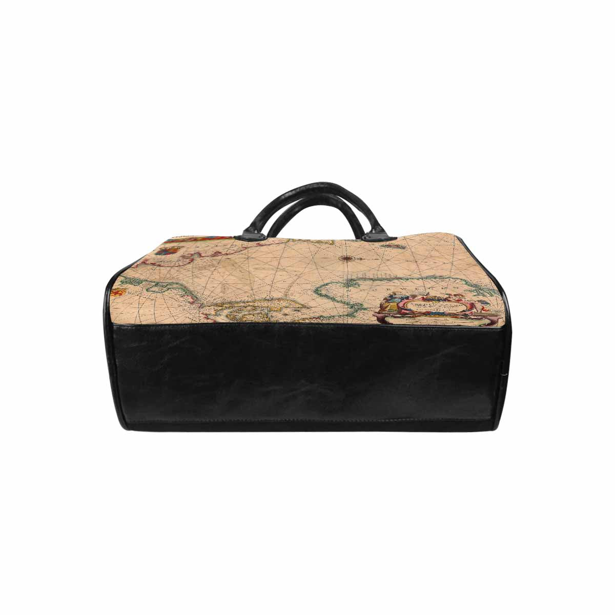 Antique Map design Boston handbag, Model 1695321, Design 7