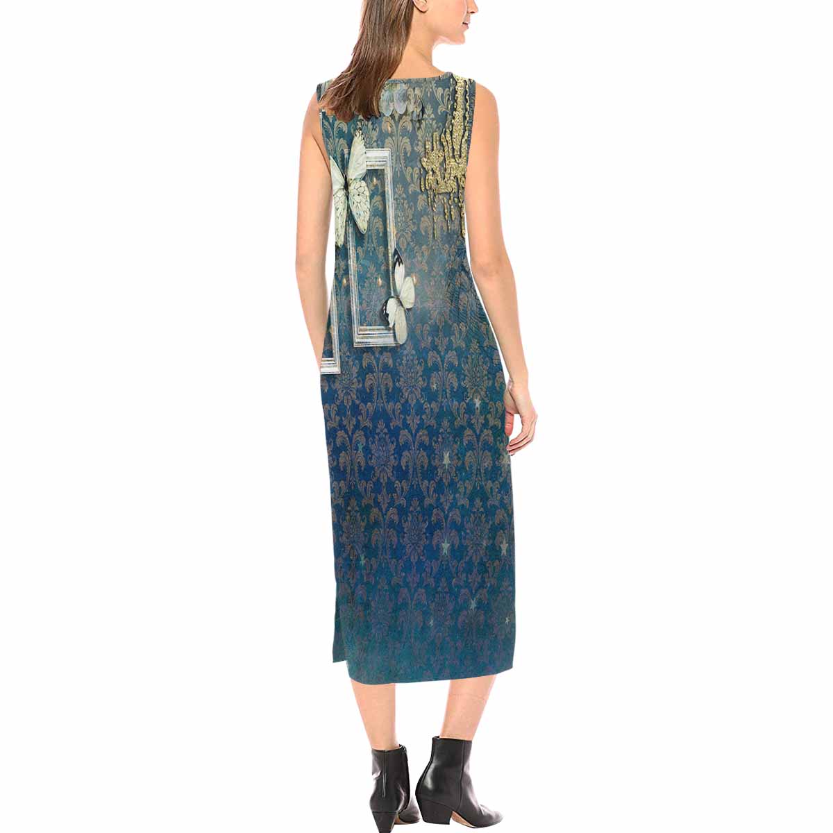 Antique General long chic dress, MODEL 09538, design 10