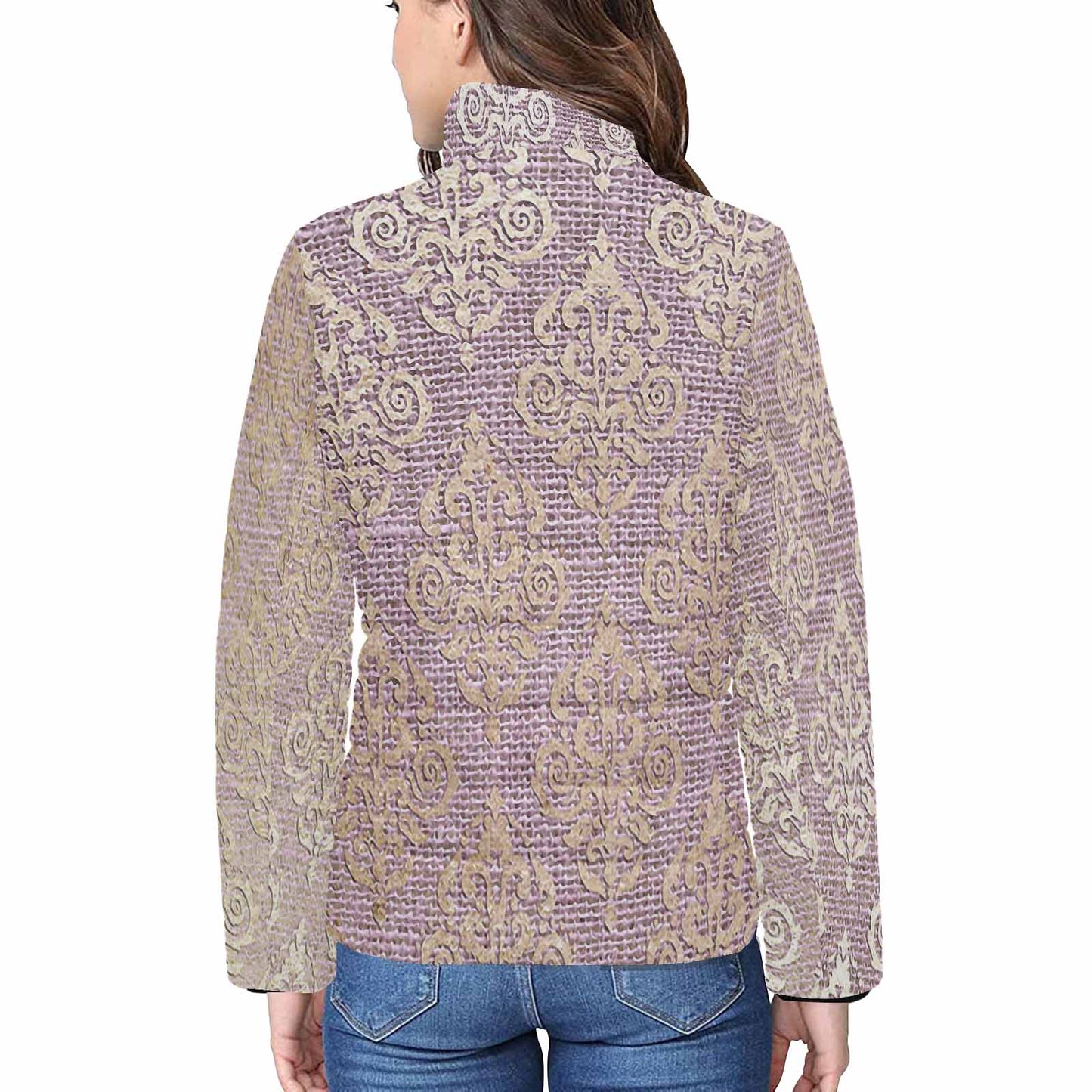 Antique general print quilted jacket, design 47