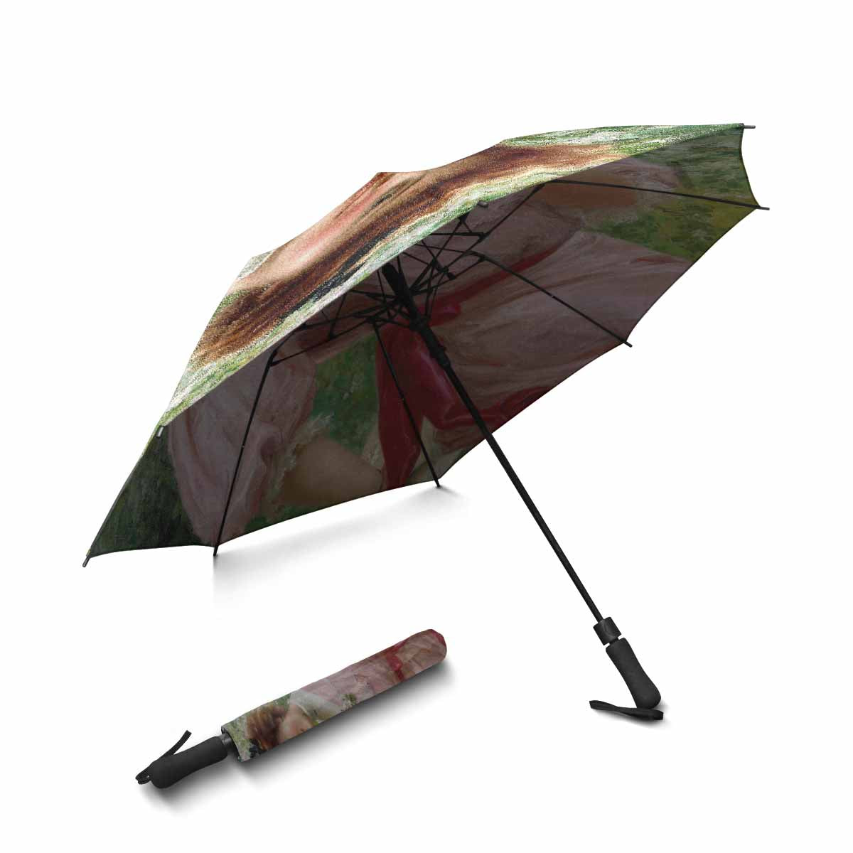Victorian Lady Design UMBRELLA, Pretty In Pink Model U05-C20