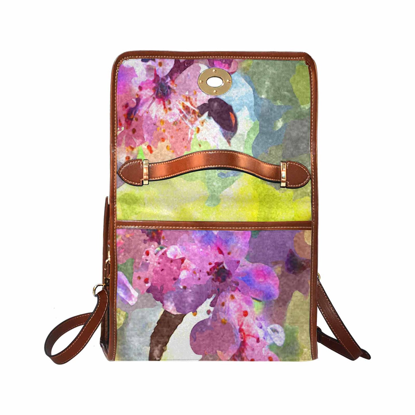 Water Color Floral Handbag Model 1695341 Design 196