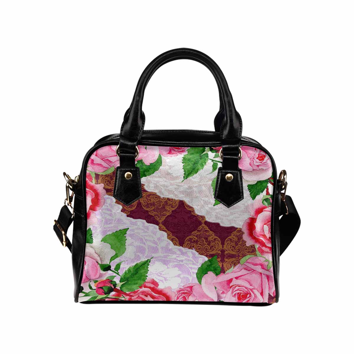 Victorian lace print, cute handbag, Mod 19163453, design 19