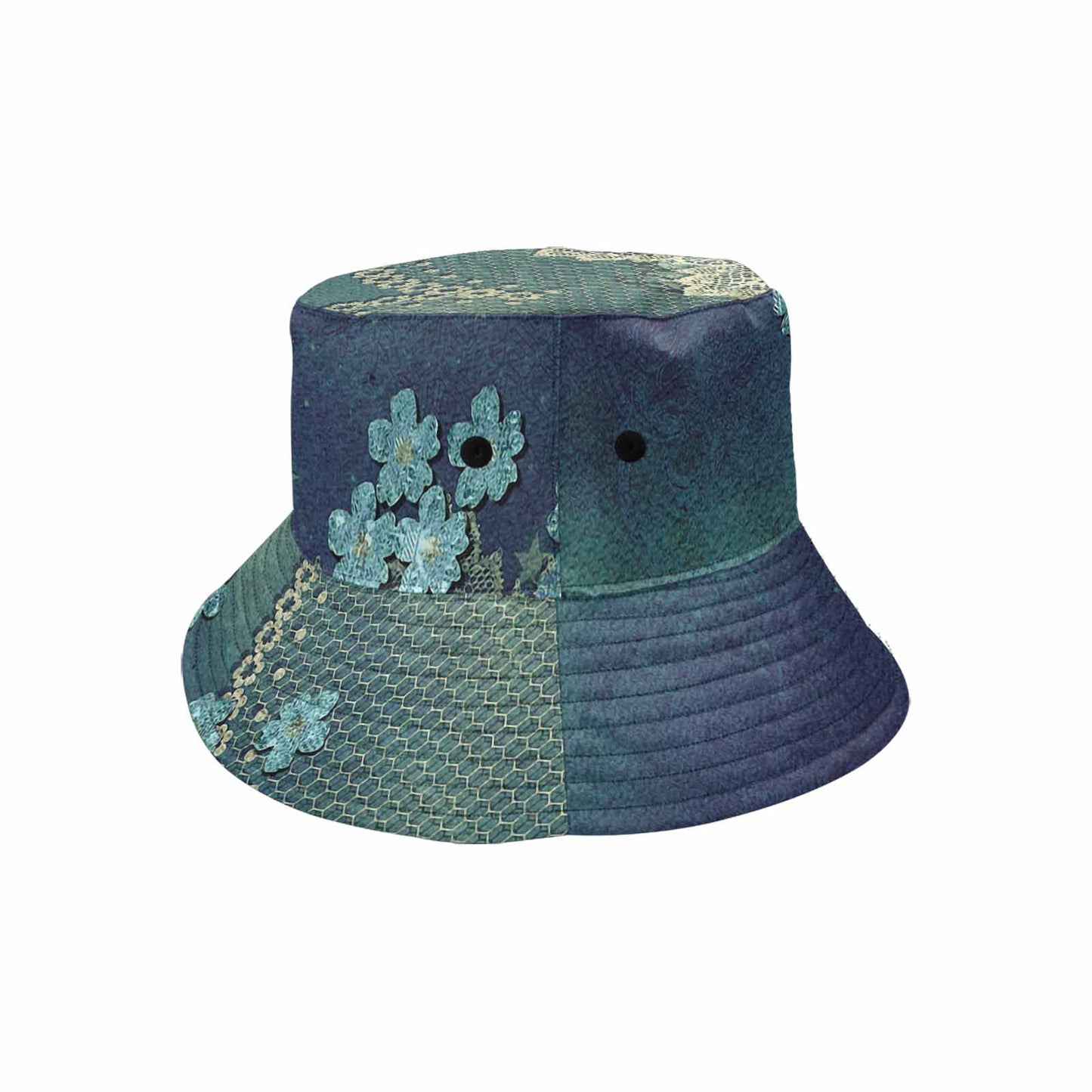 Victorian lace Bucket Hat, outdoors hat, design 04