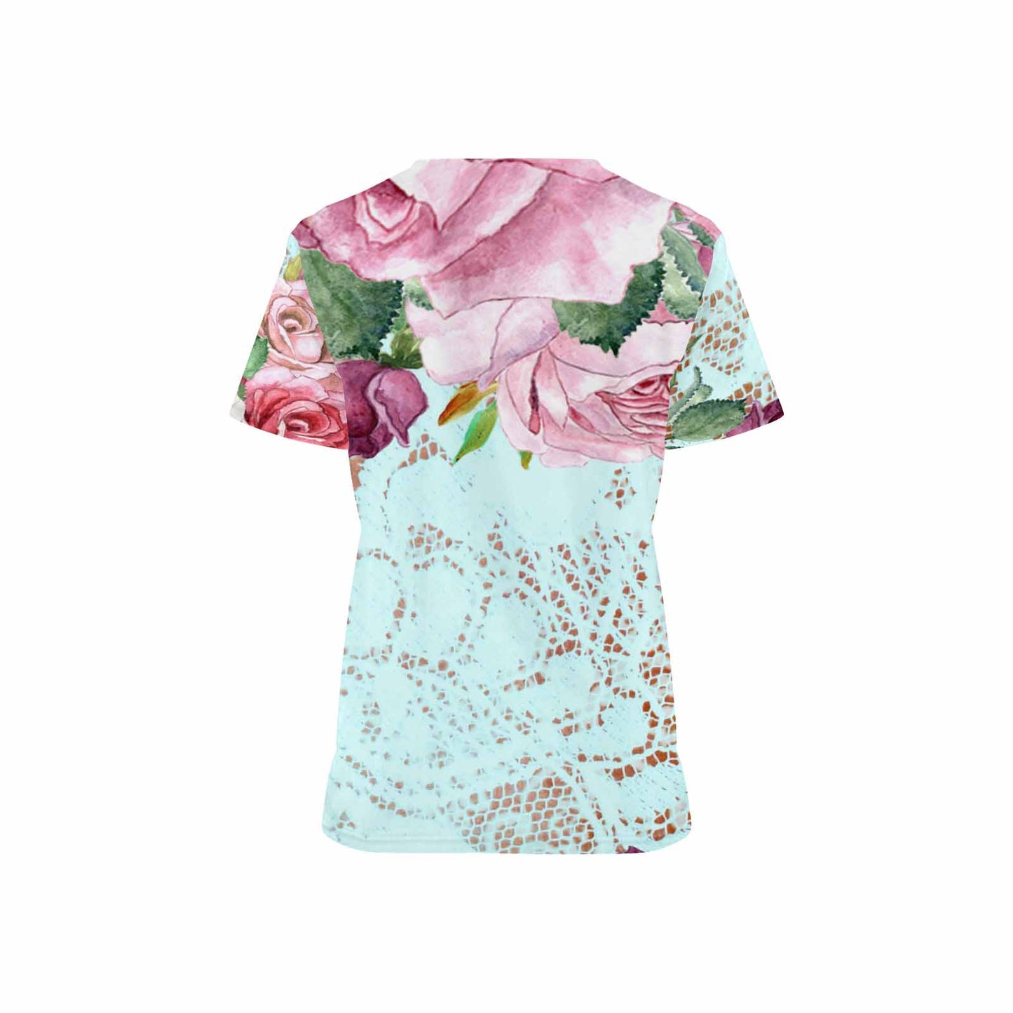 Victorian lace print professional scrubs, nurses scrub, unisex, design 24