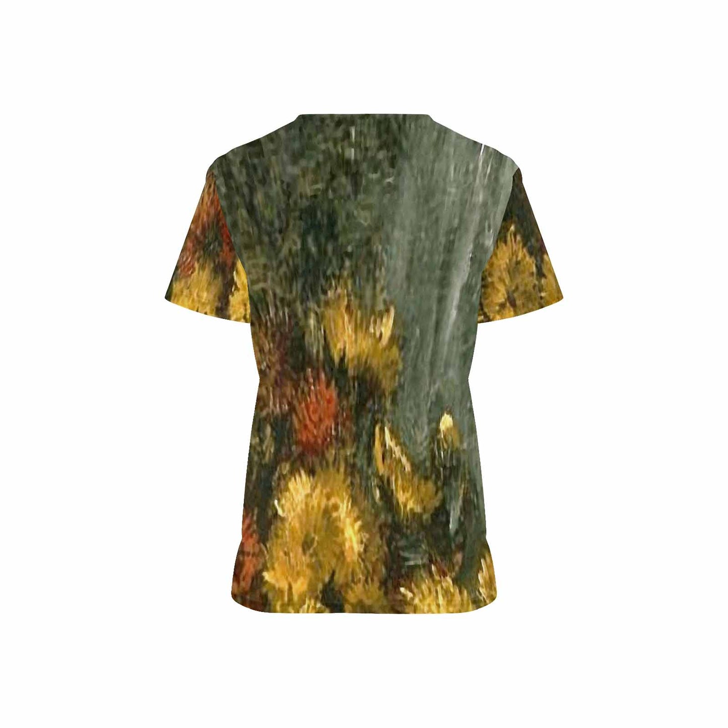 Vintage Floral professional scrubs, nurses scrub, unisex, Design 28