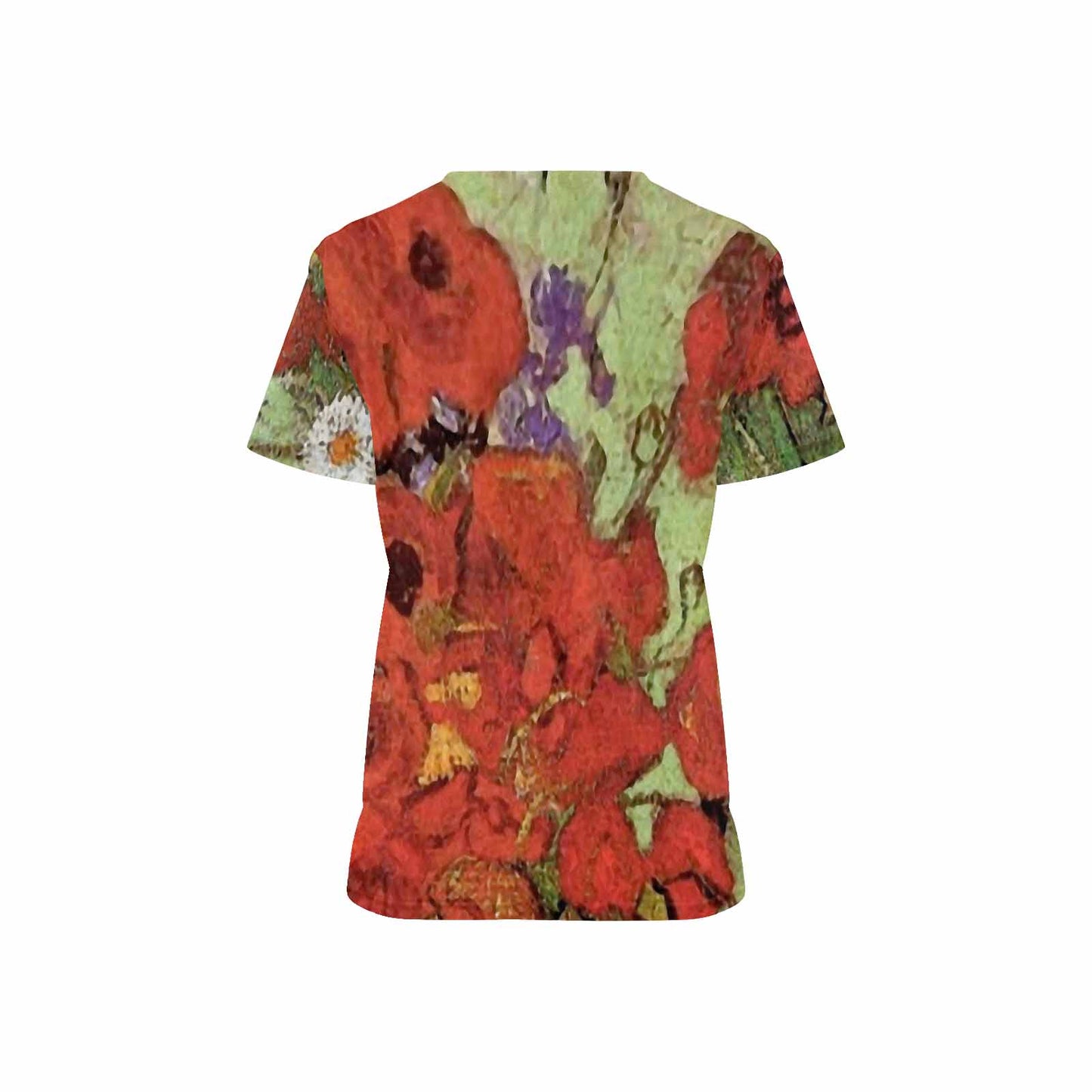 Vintage Floral professional scrubs, nurses scrub, unisex, Design 47