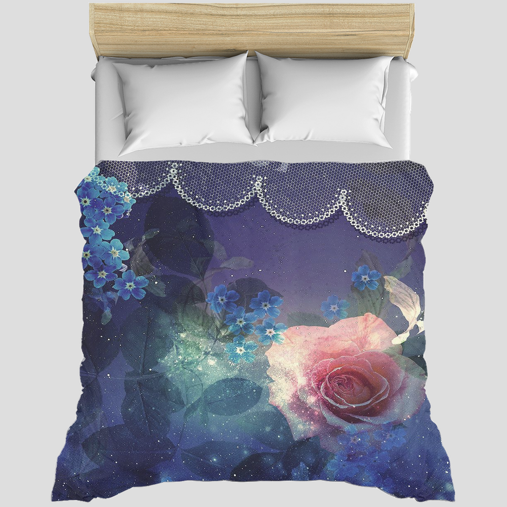 Victorian lace duvet cover, King, queen or twin, Design 02