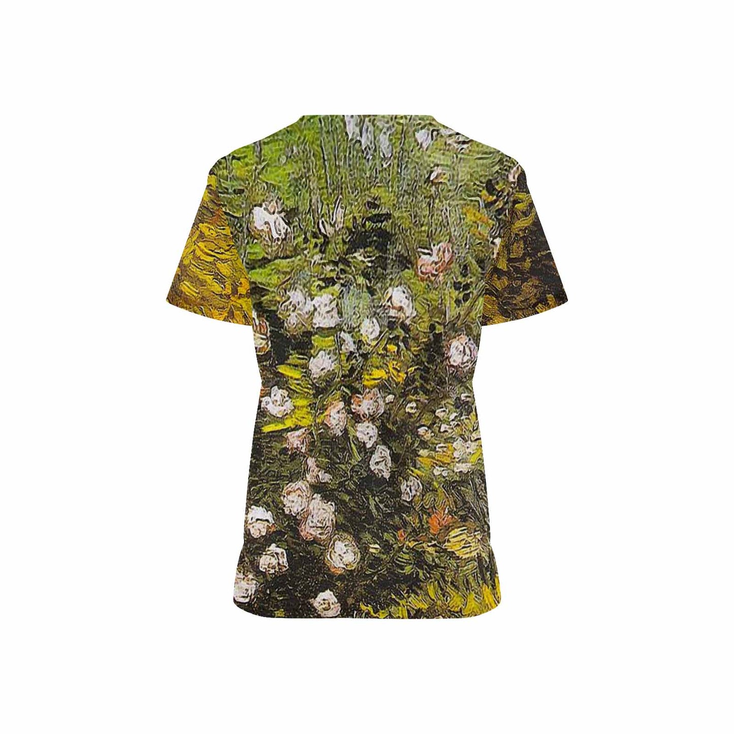 Vintage Floral professional scrubs, nurses scrub, unisex, Design 05