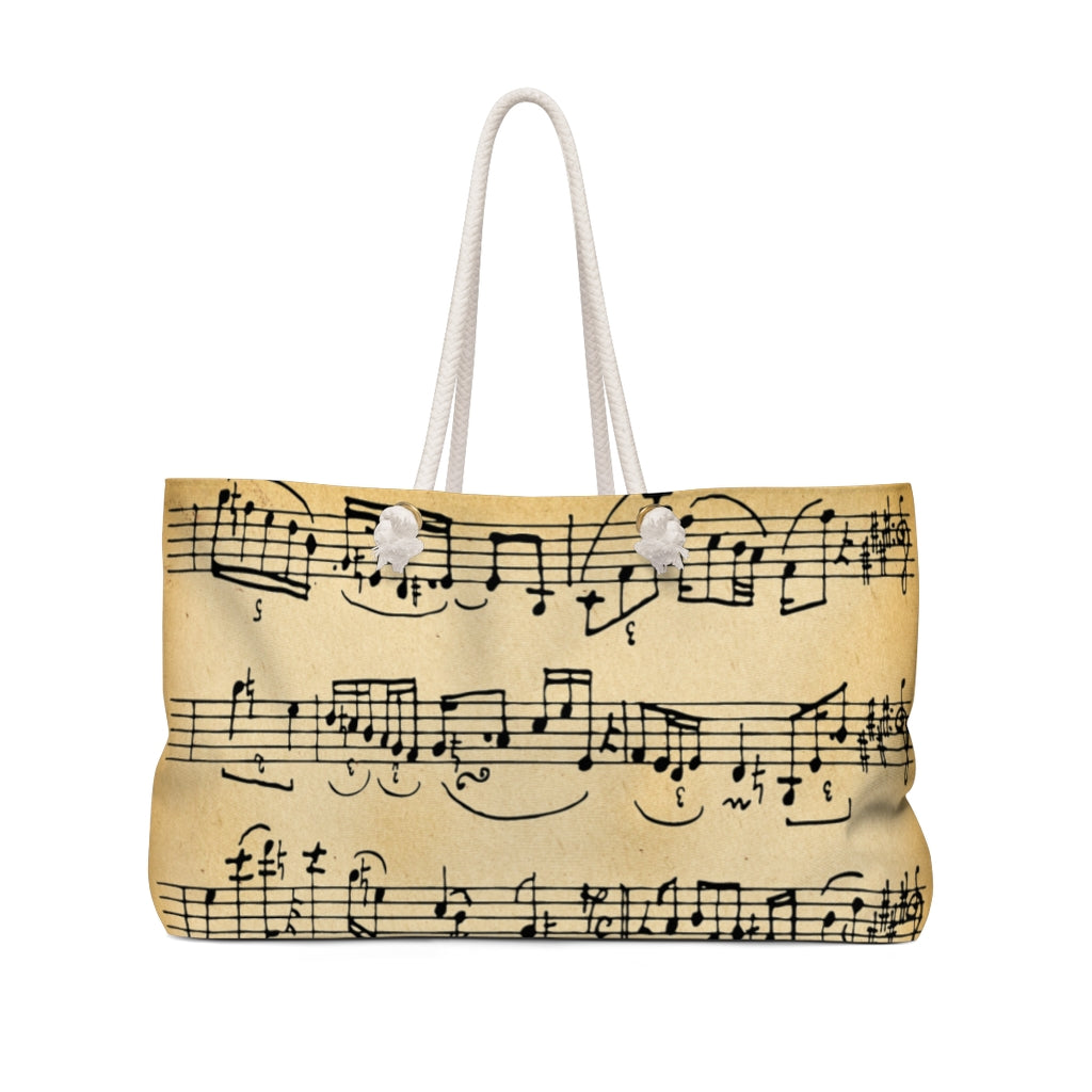 Antique General print weekender bag, casual tote, design 44