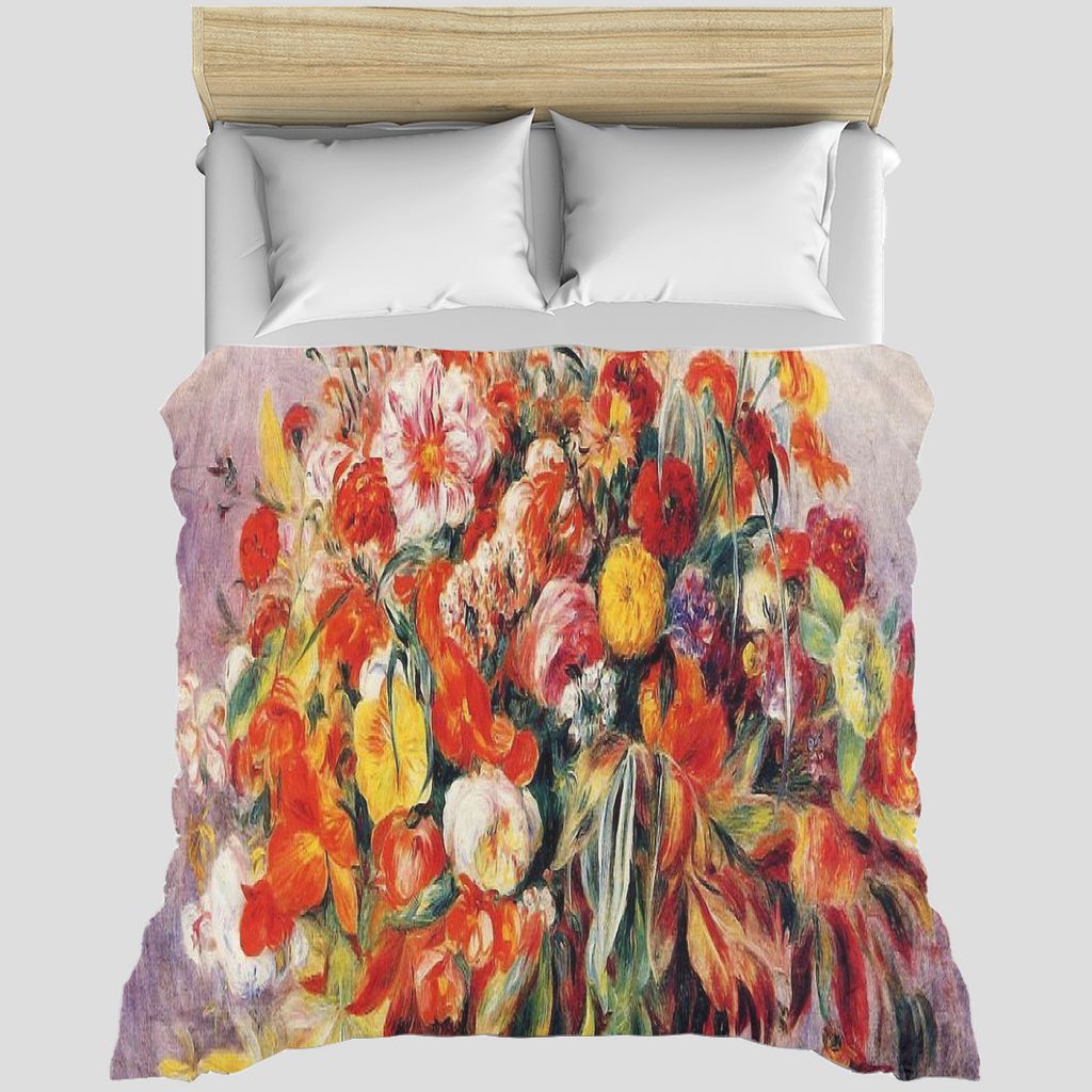 Vintage floral duvet cover, King, queen or twin, Design 19