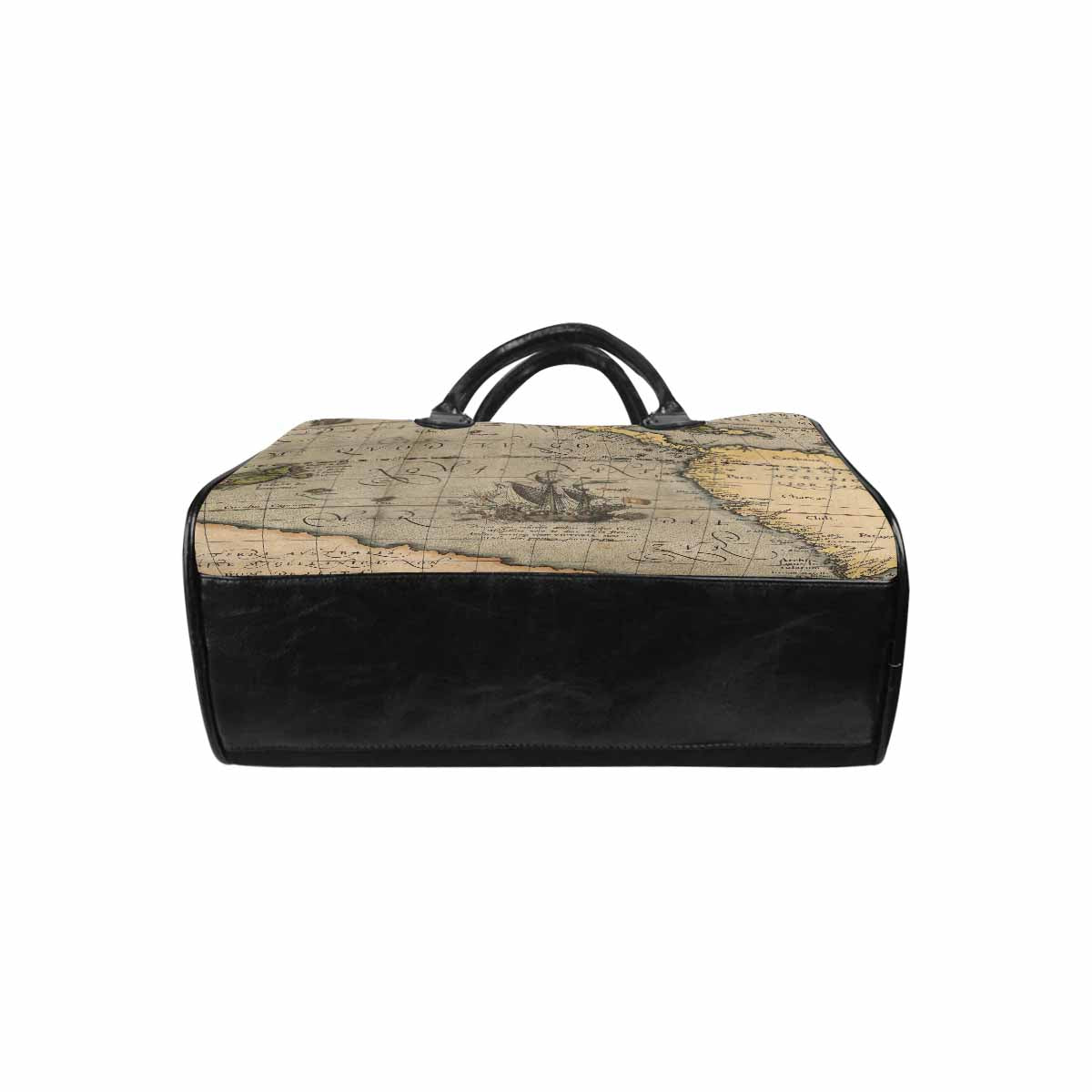 Antique Map design Boston handbag, Model 1695321, Design 46