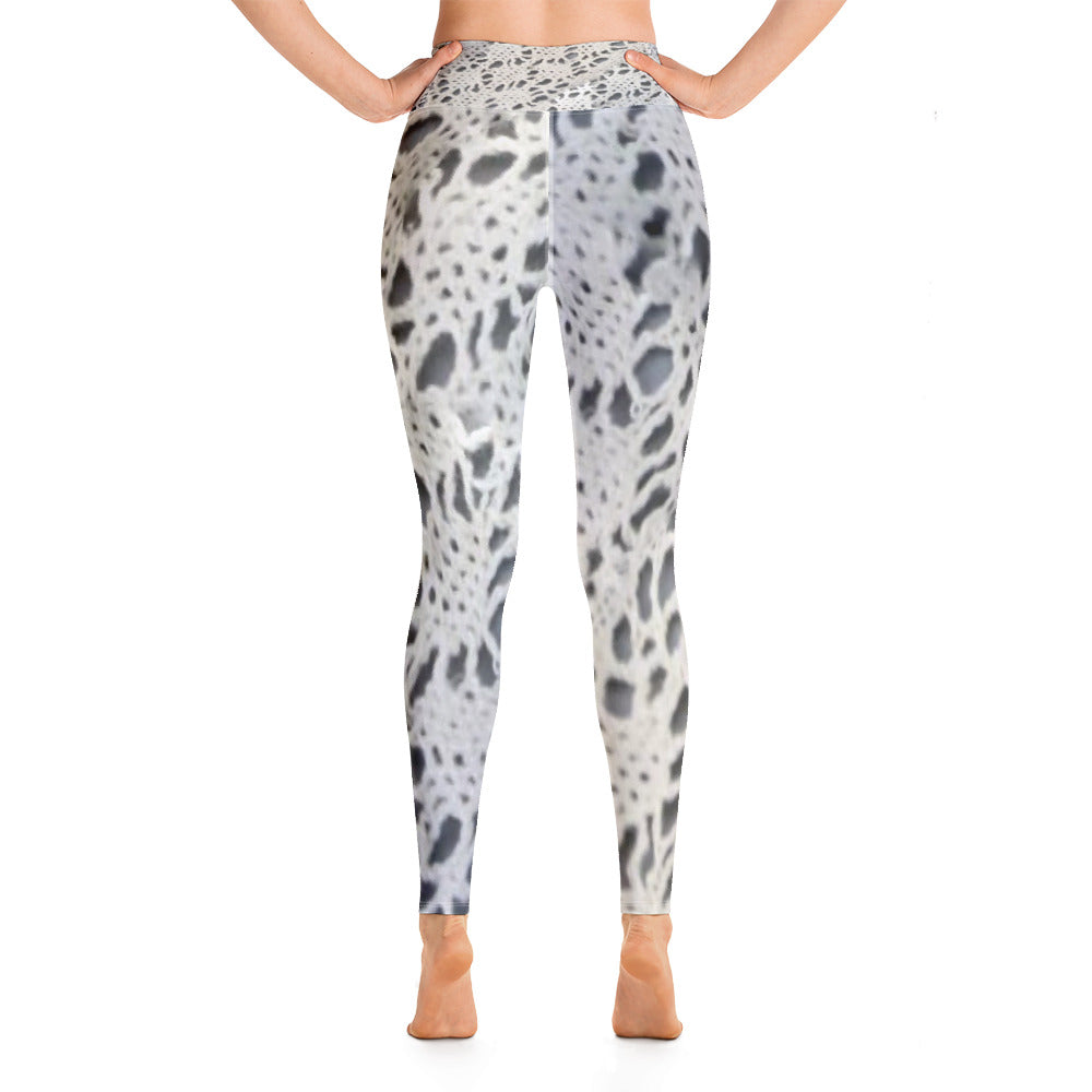 Victorian lace print high waist leggings, XS to XL, design 12