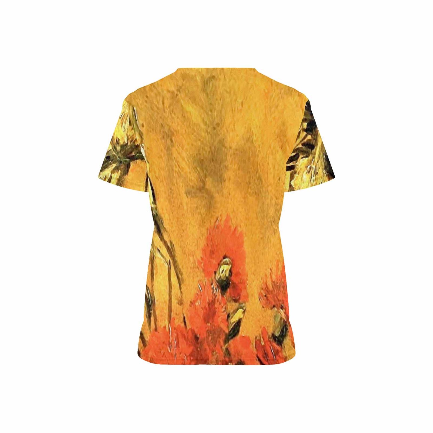 Vintage Floral professional scrubs, nurses scrub, unisex, Design 61