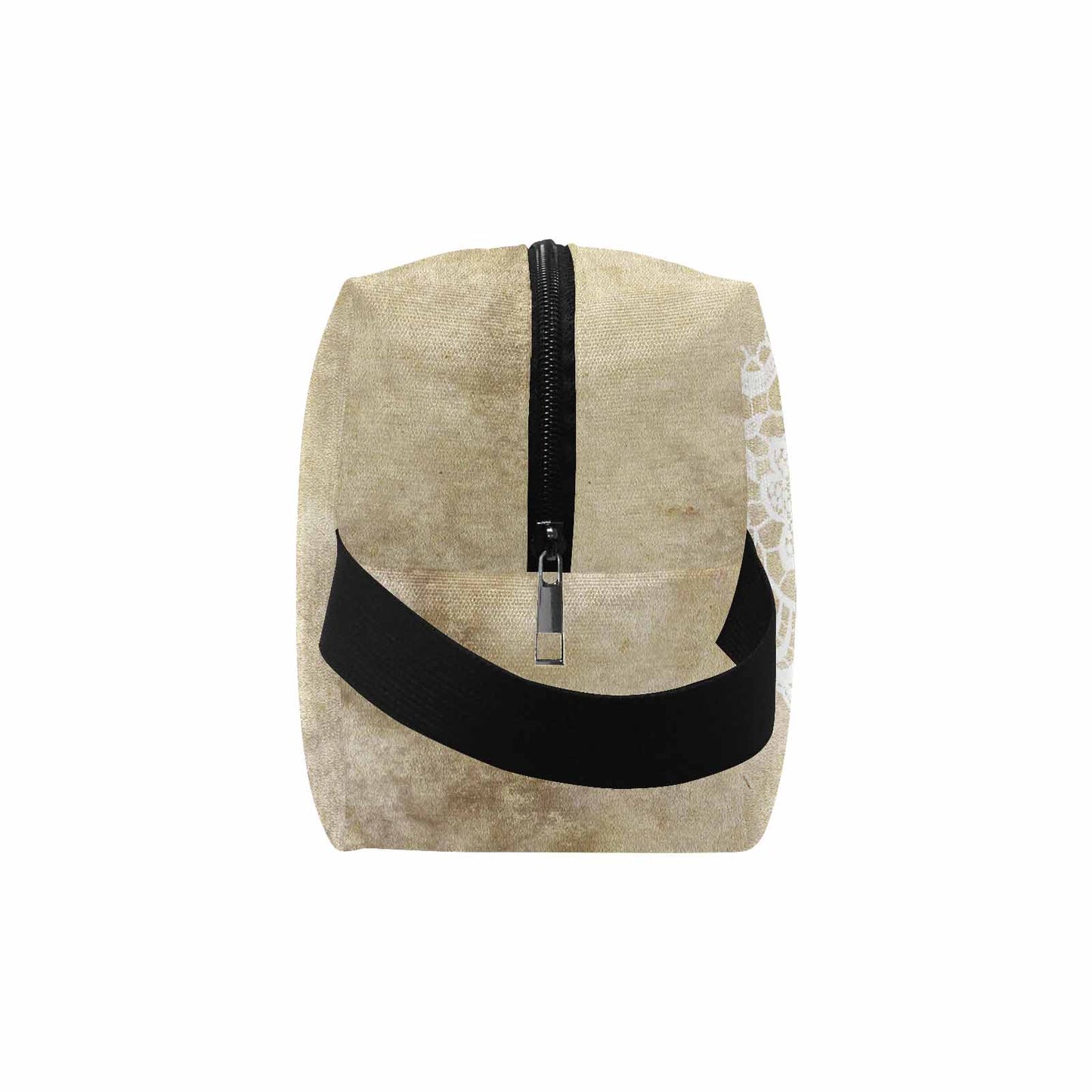 Victorian lace print toiletry comestic bag, design 28