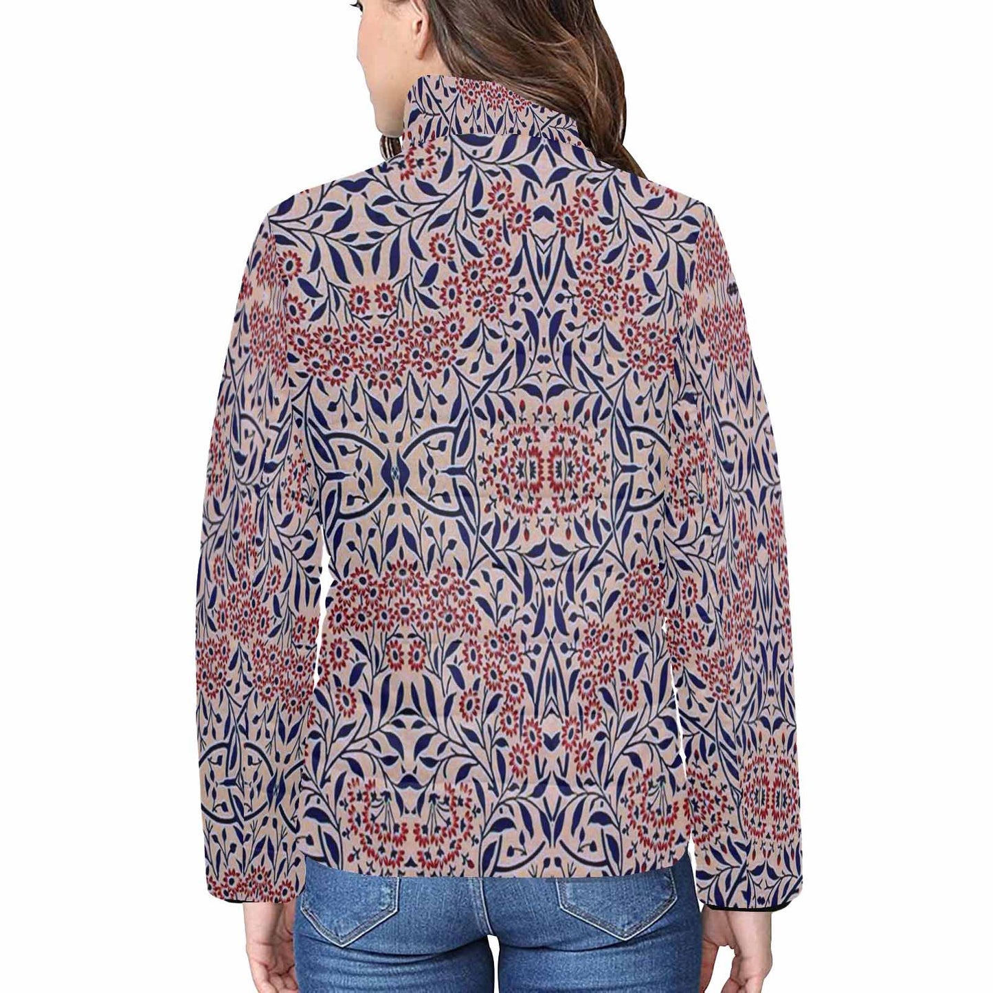 Antique general print quilted jacket, design 03