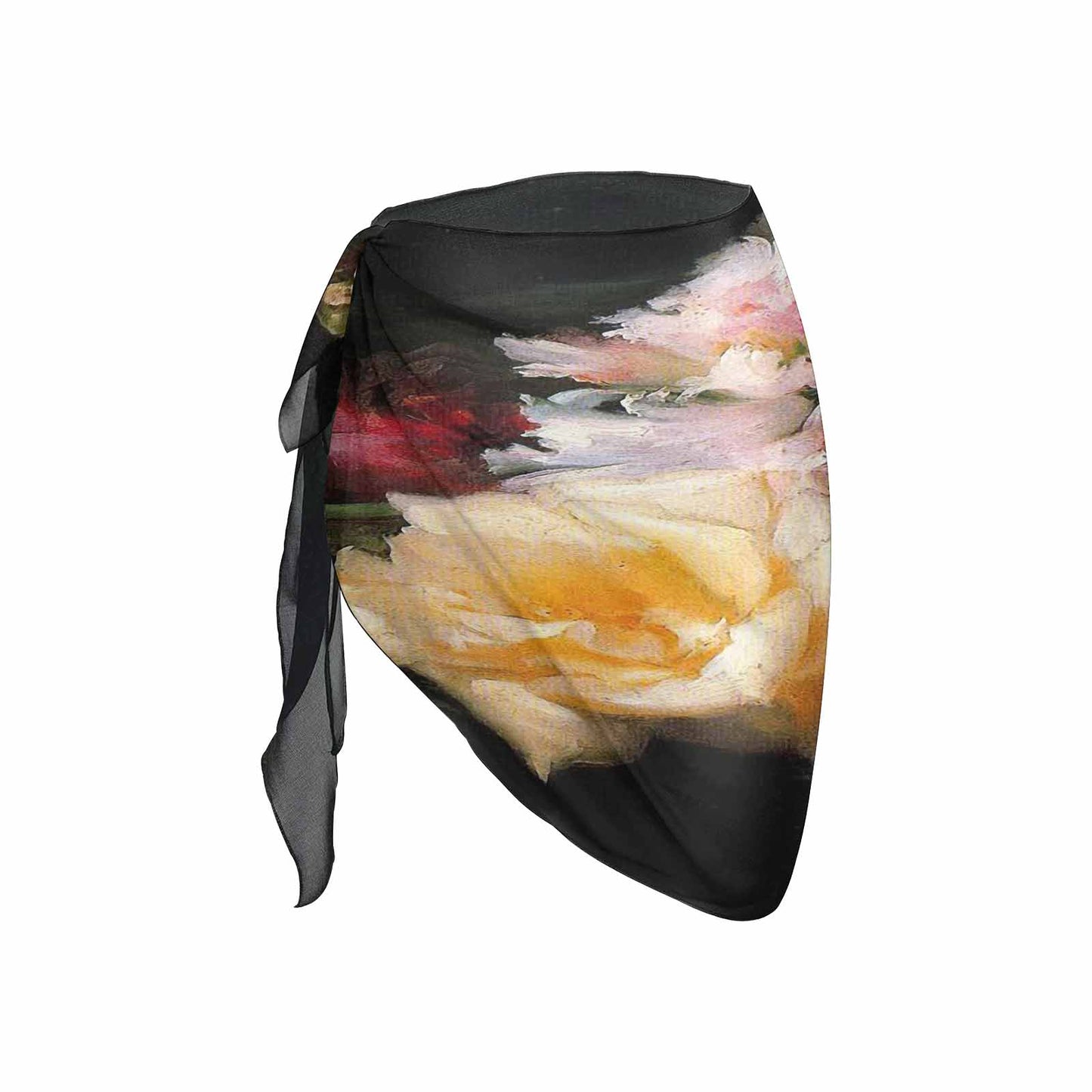 Vintage floral, beach sarong, beach coverup, swim wear, Design 30