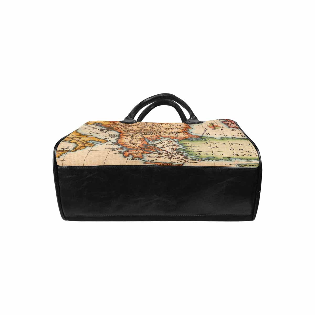 Antique Map design Boston handbag, Model 1695321, Design 22