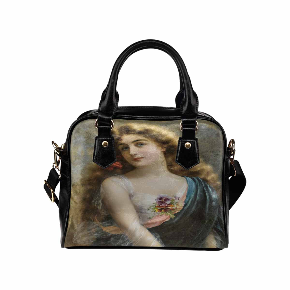 Victorian Lady design handbag, Mod 19163453, An auburn beauty