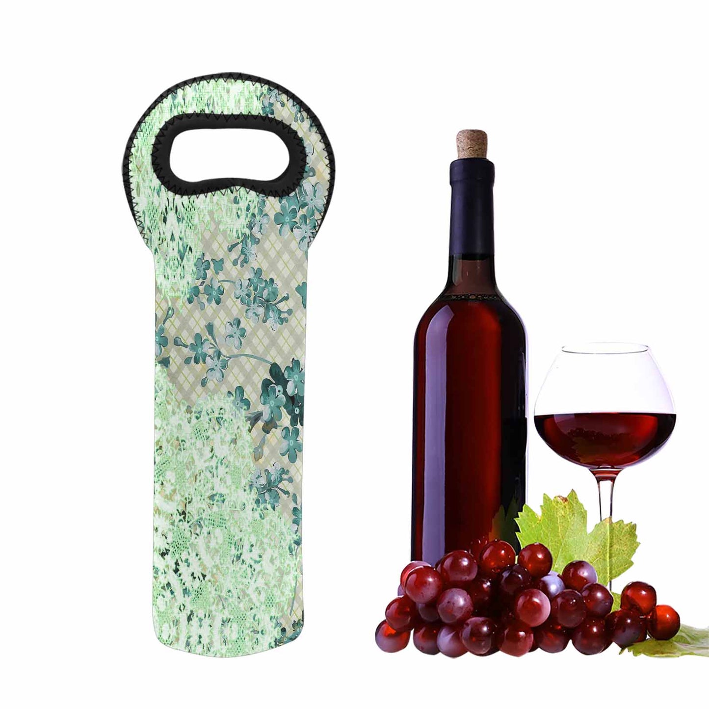 Victorian Lace 1 bottle wine bag, design 53
