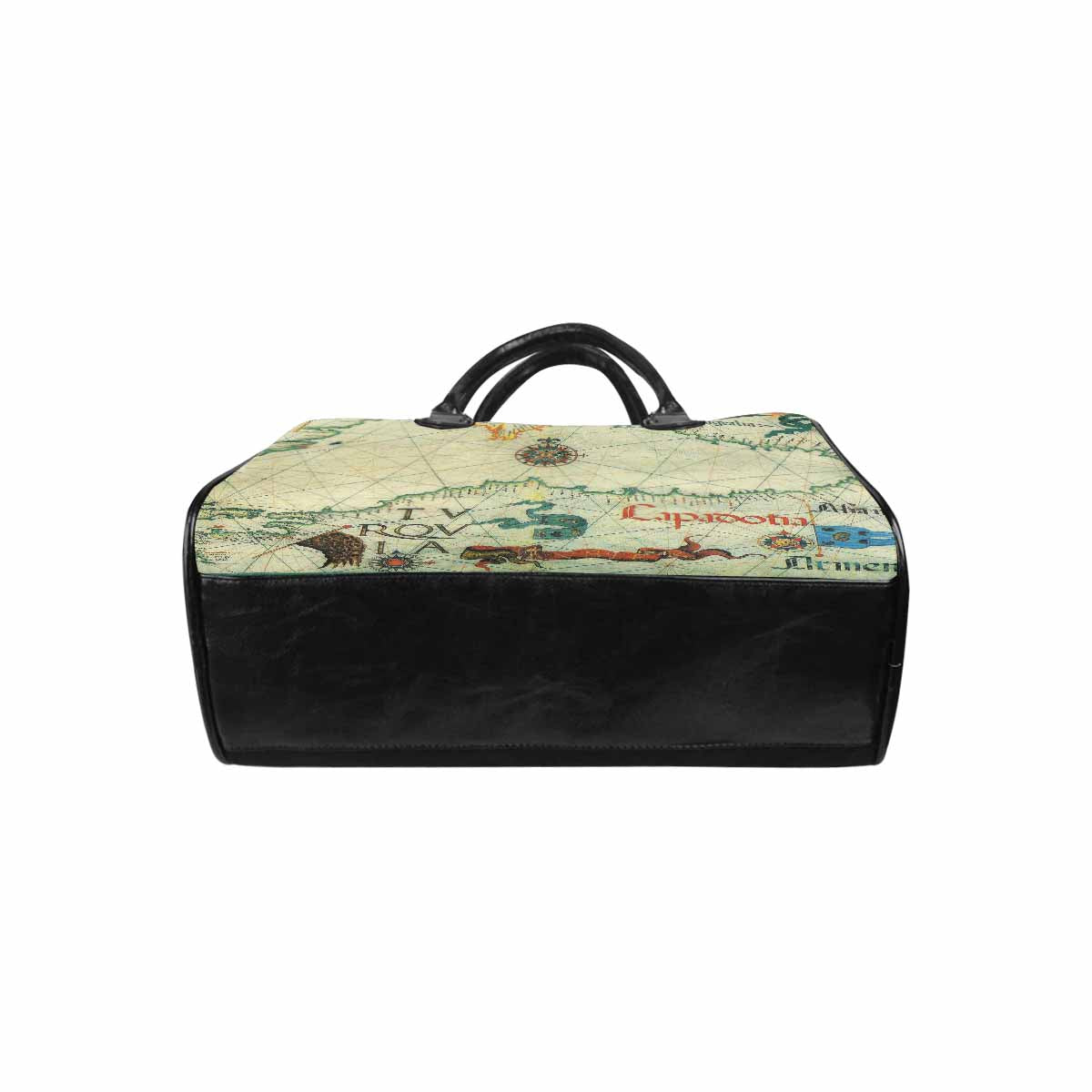 Antique Map design Boston handbag, Model 1695321, Design 33