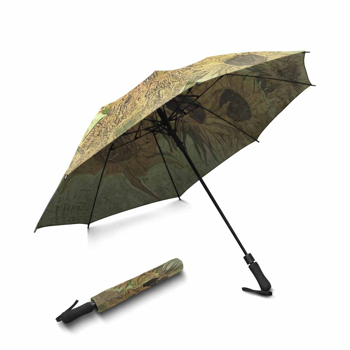 Victorian floral UMBRELLA, Mod U05, Design 48x