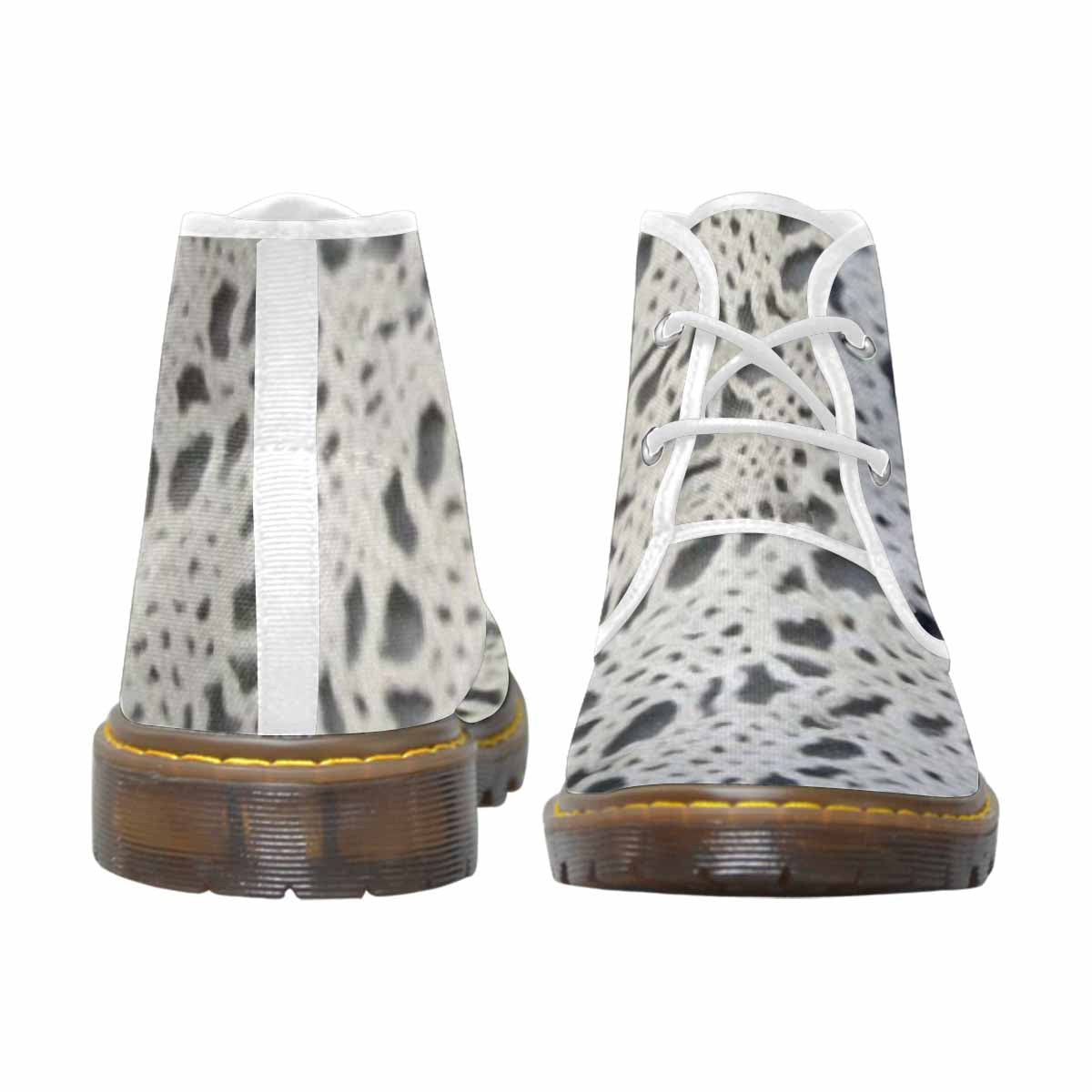 Lace Print, Cute comfy womens Chukka boots, design 12