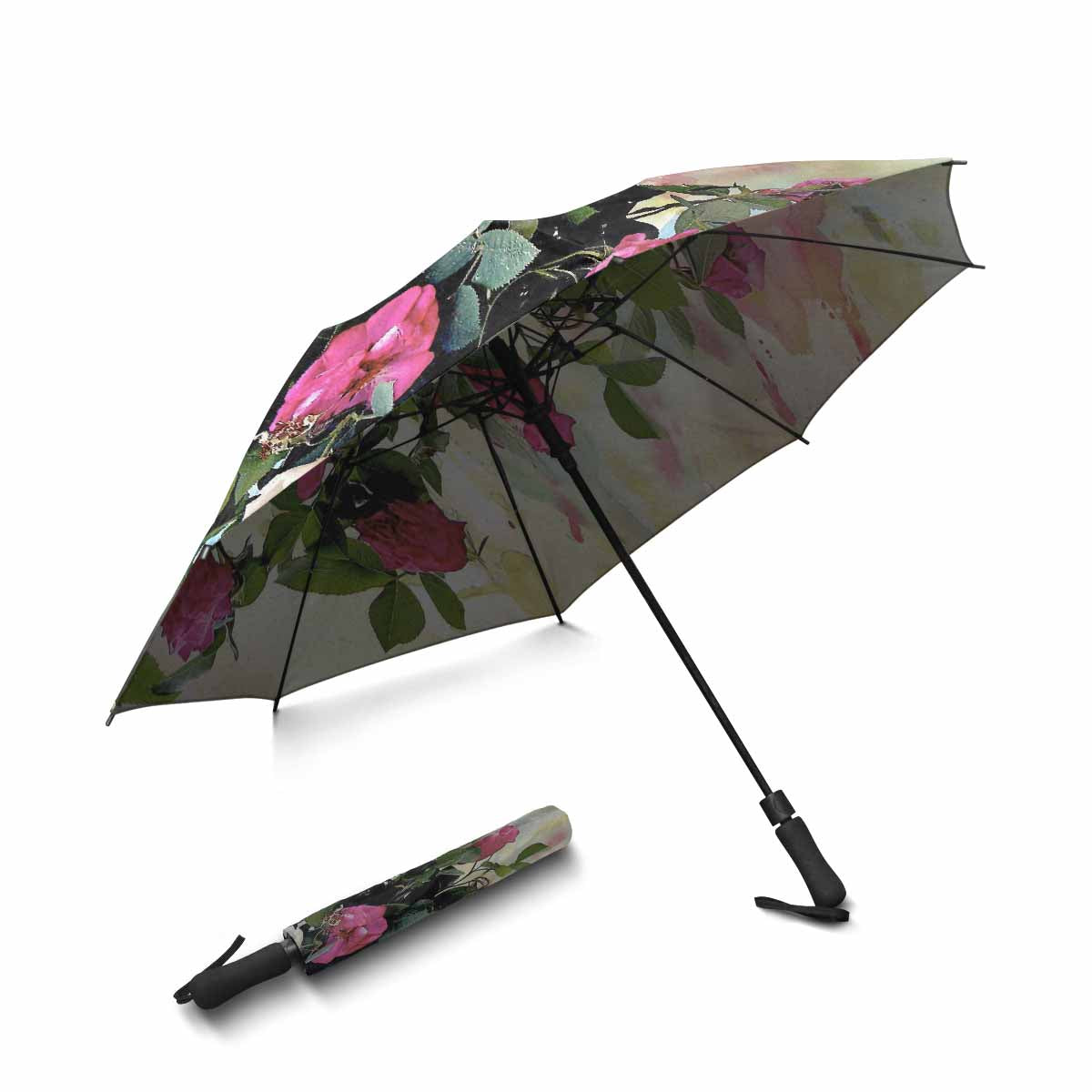 Victorian floral UMBRELLA, Mod U05, Design 22