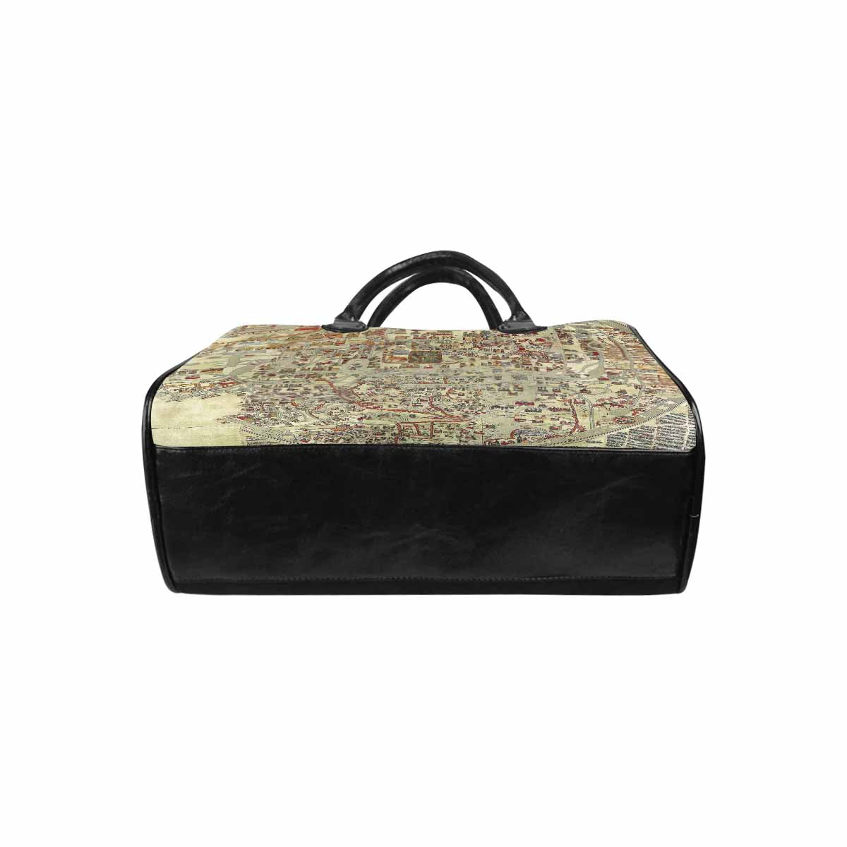 Antique Map design Boston handbag, Model 1695321, Design 27