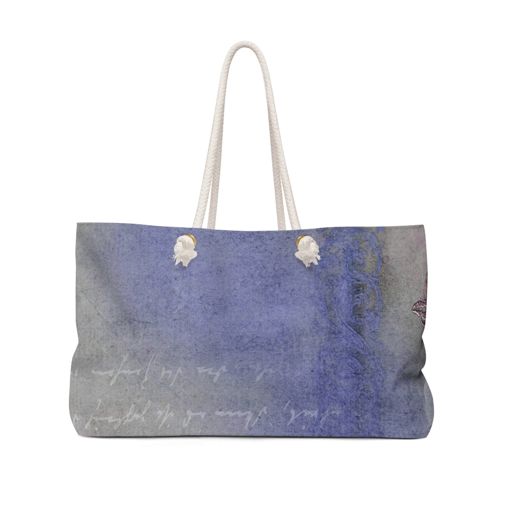 Antique General print weekender bag, casual tote, design 11