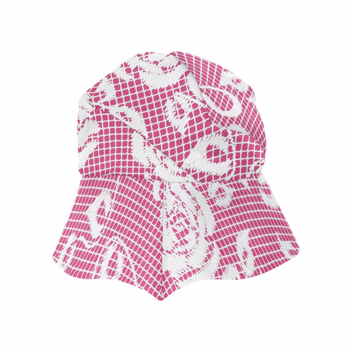 Victorian lace print, wide brim sunvisor Hat, outdoors hat, design 17