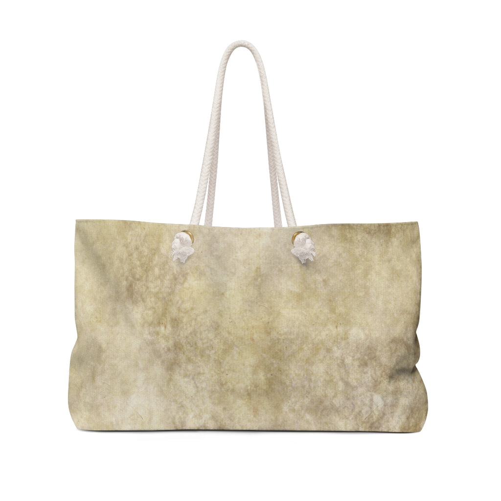 Victorian lace print weekender bag, large, design 28