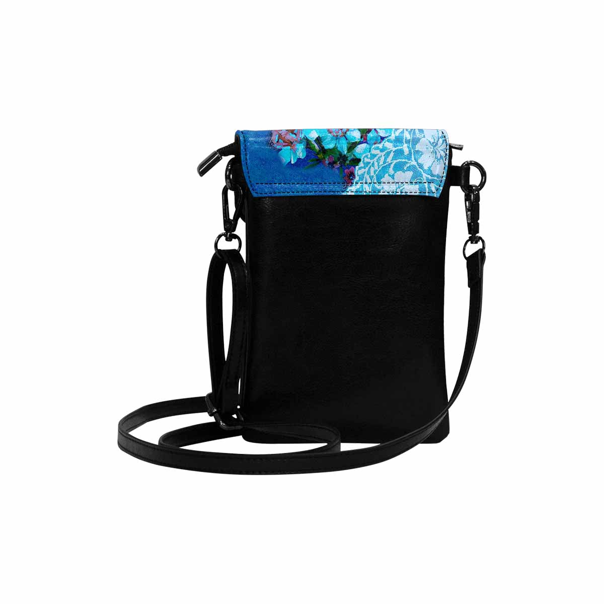 Victorian lace print cell phone purse, mobile purse, Design 49