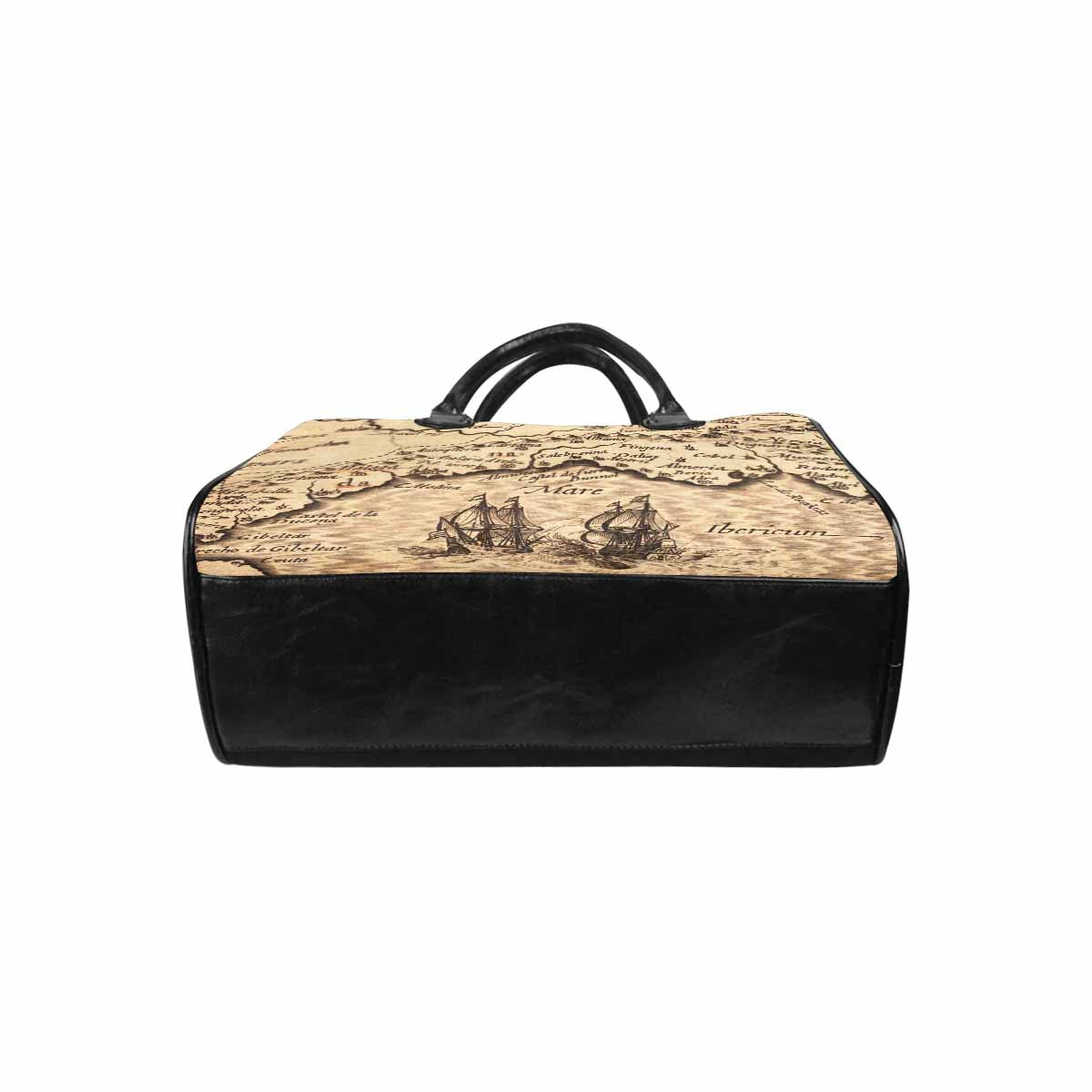 Antique Map design Boston handbag, Model 1695321, Design 25