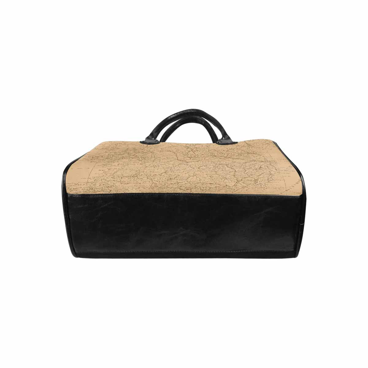 Antique Map design Boston handbag, Model 1695321, Design 51