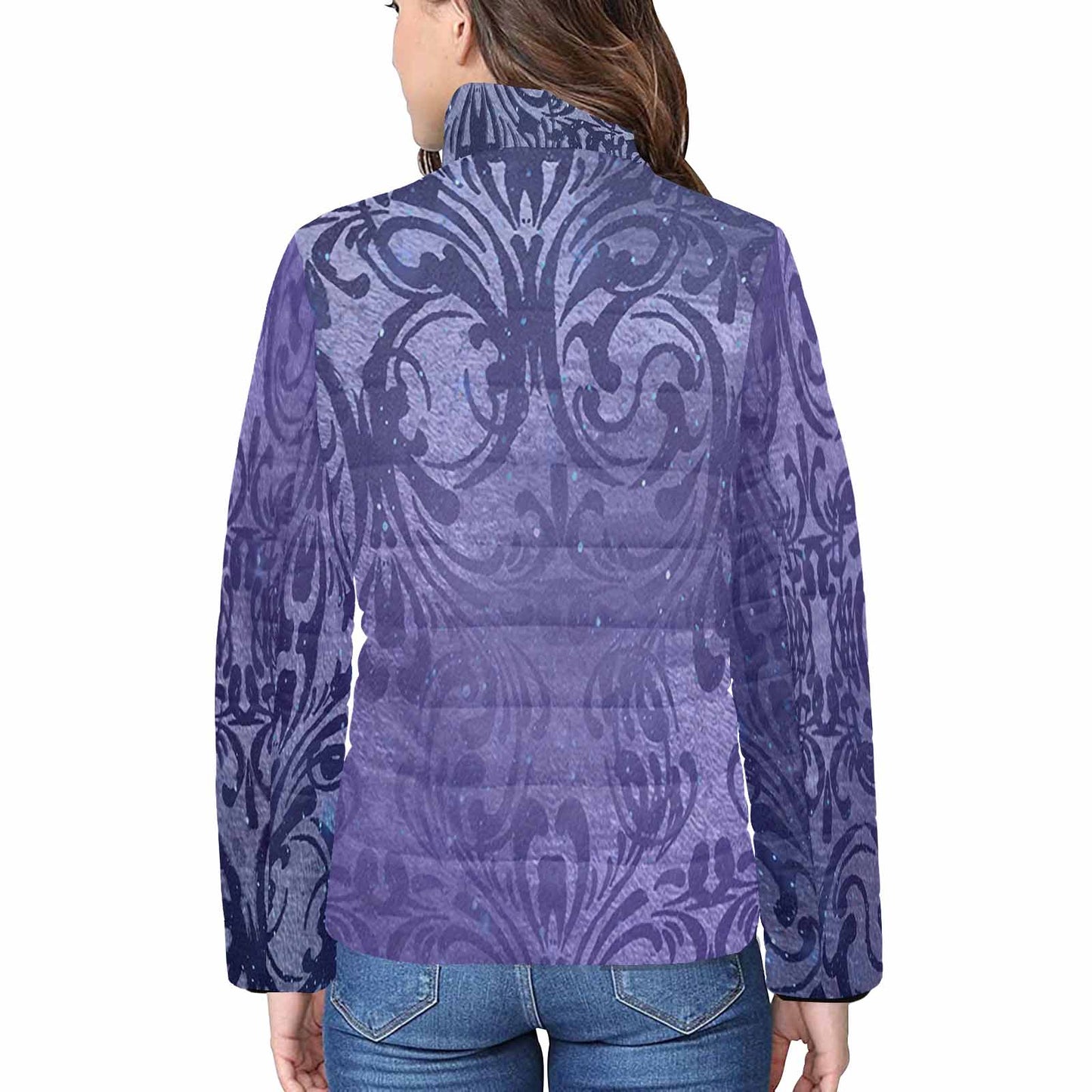 Antique general print quilted jacket, design 16