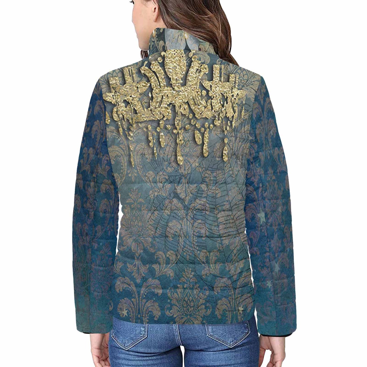 Antique general print quilted jacket, design 10