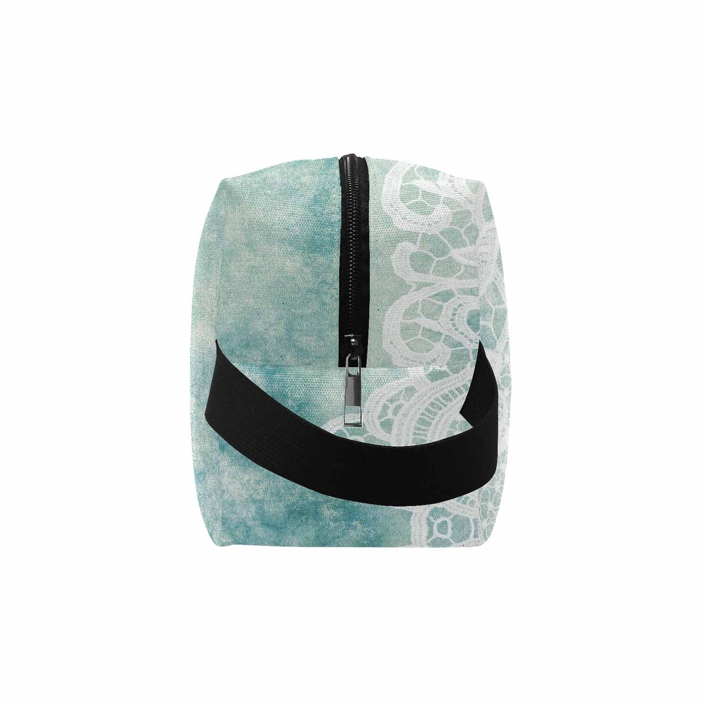 Victorian lace print toiletry comestic bag, design 41