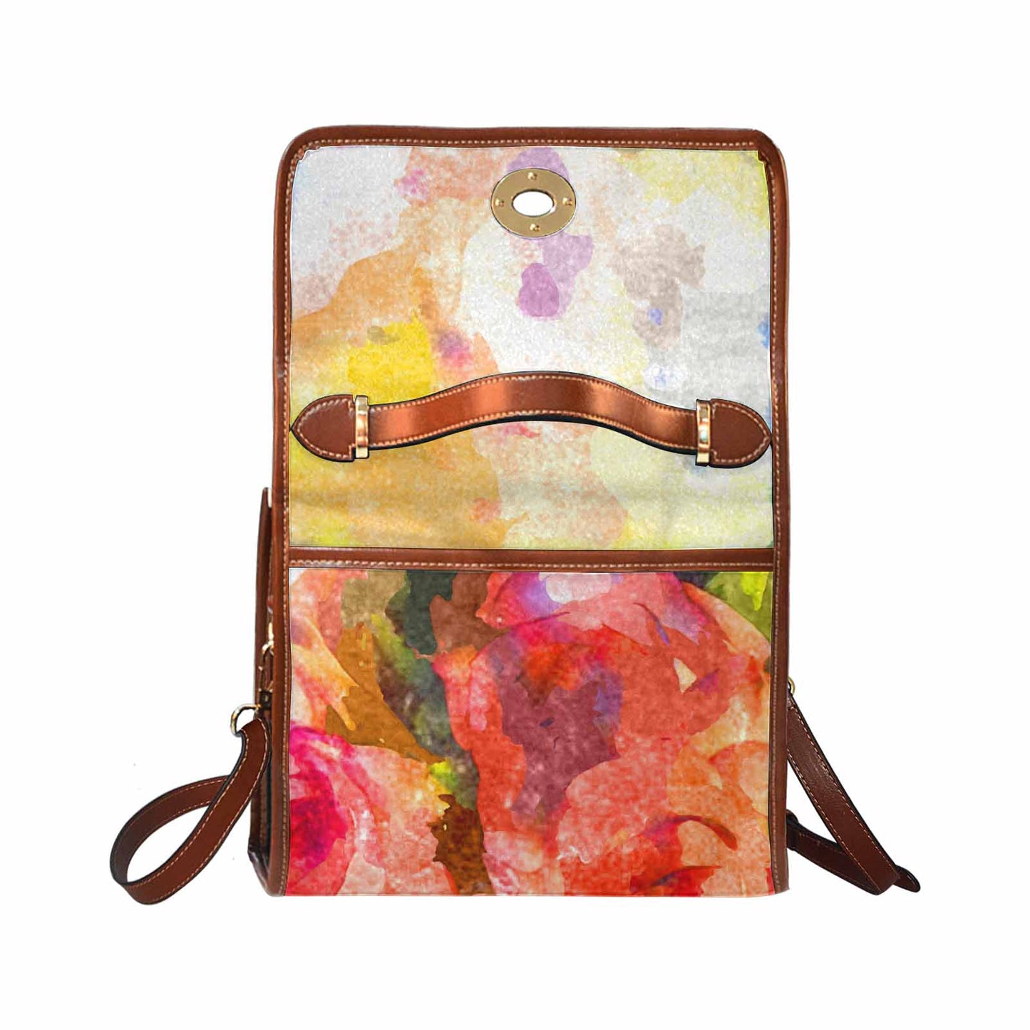 Water Color Floral Handbag Model 1695341 Design 238