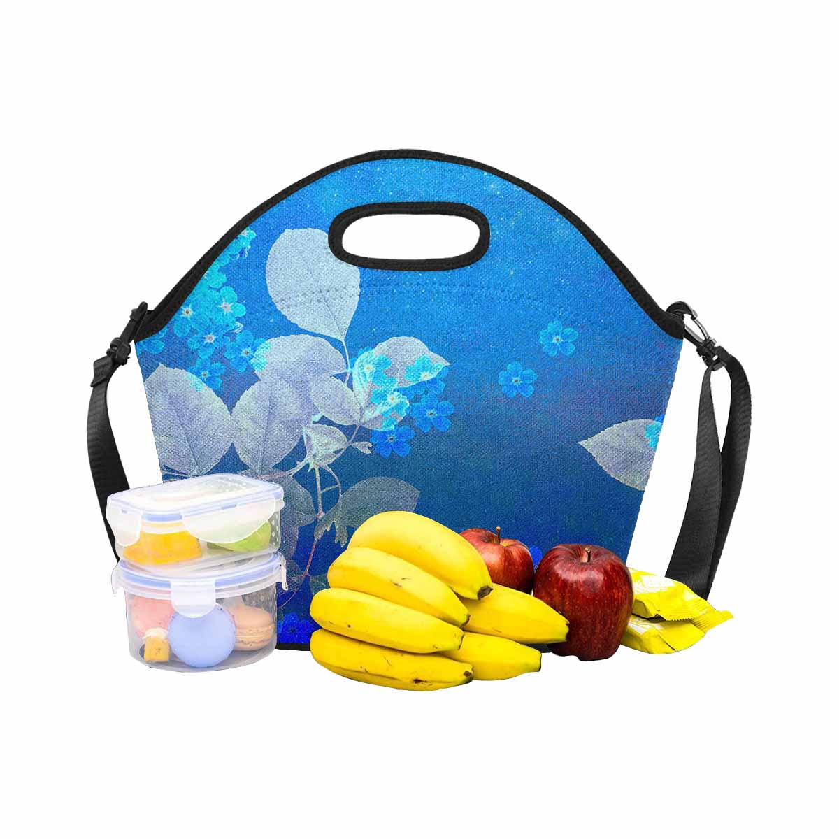 Antique general print, insulated lunch bag, design 49