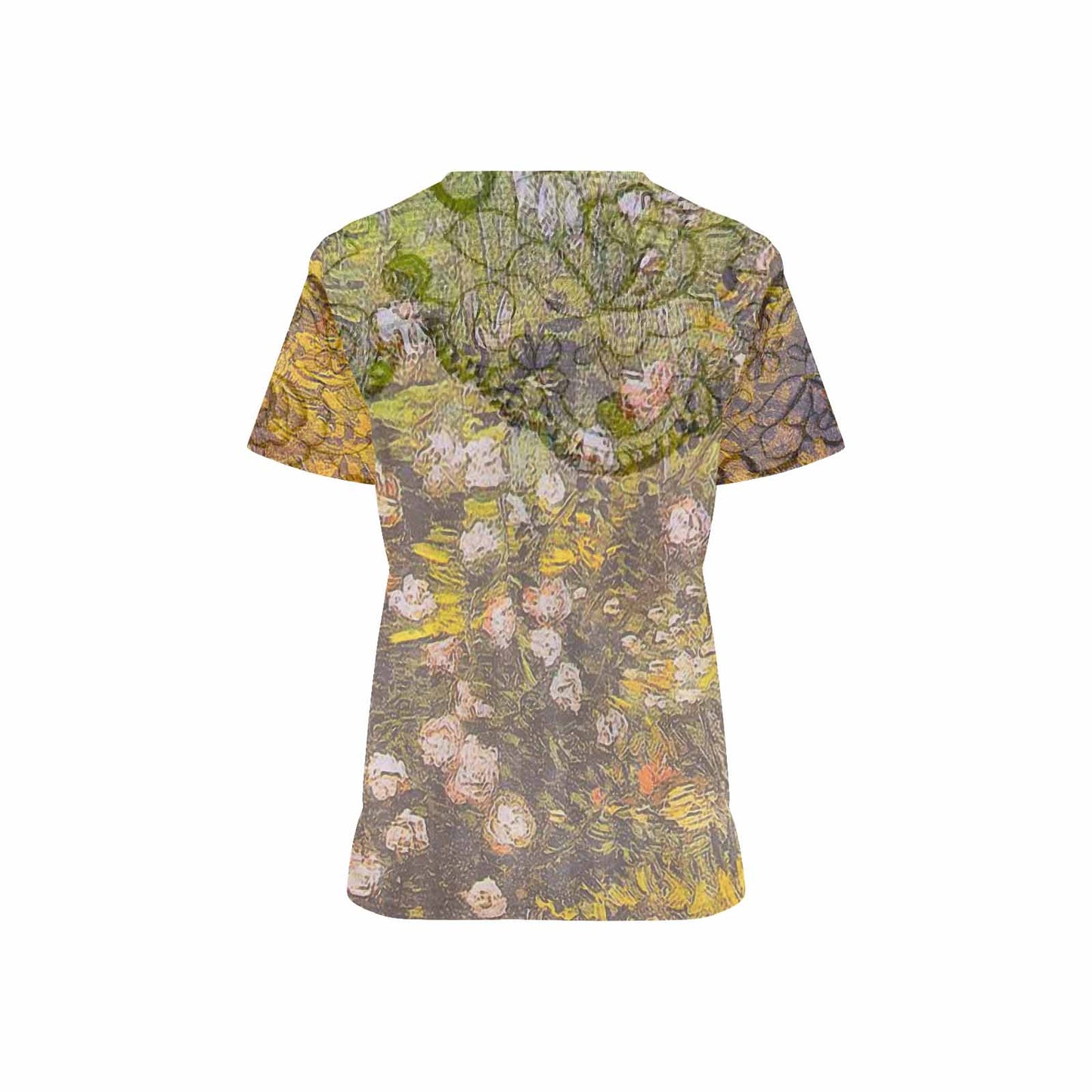 Vintage Floral professional scrubs, nurses scrub, unisex, Design 05x