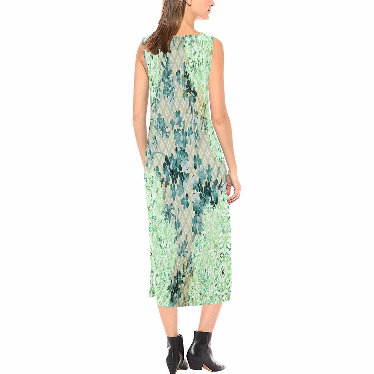 Victorian lace chic long dress, Design 53