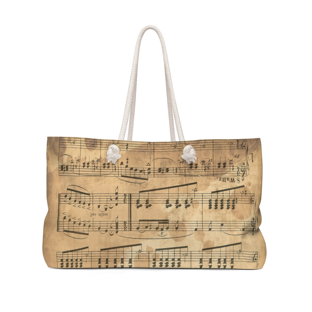 Antique General print weekender bag, casual tote, design 55